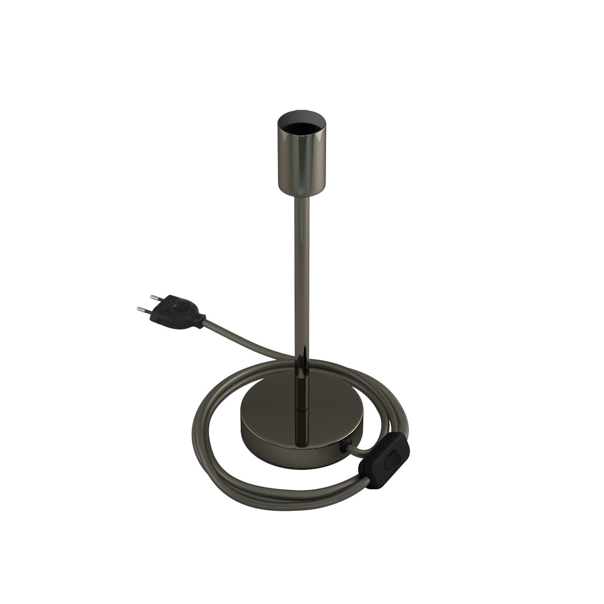 Alzaluce - kovová stolní lampa E27, výška 5-30 cm, průměr základny 12 cm