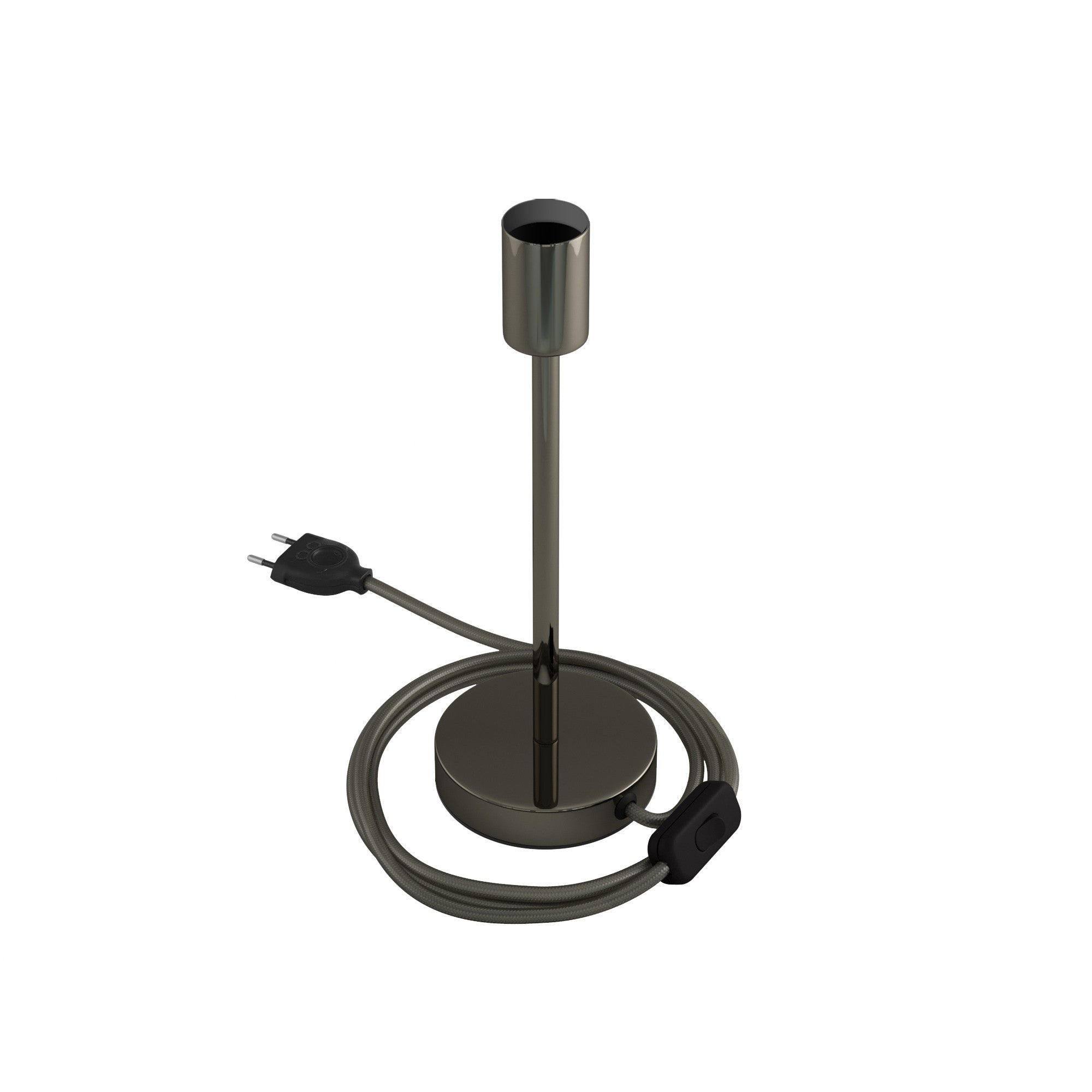 Alzaluce - kovová stolní lampa E27, výška 5-30 cm, průměr základny 12 cm