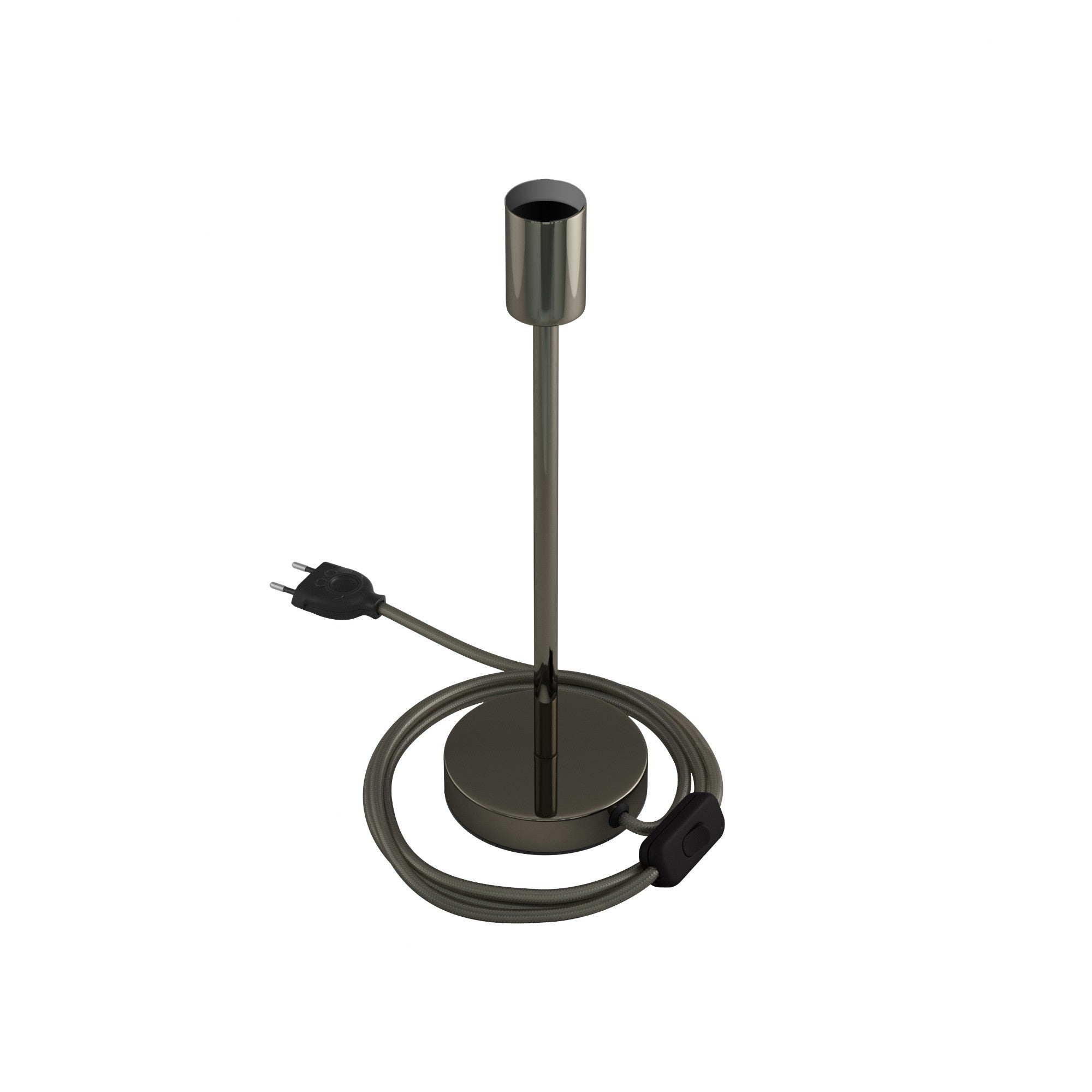 Alzaluce - kovová stolní lampa E27, výška 5-30 cm, průměr základny 12 cm
