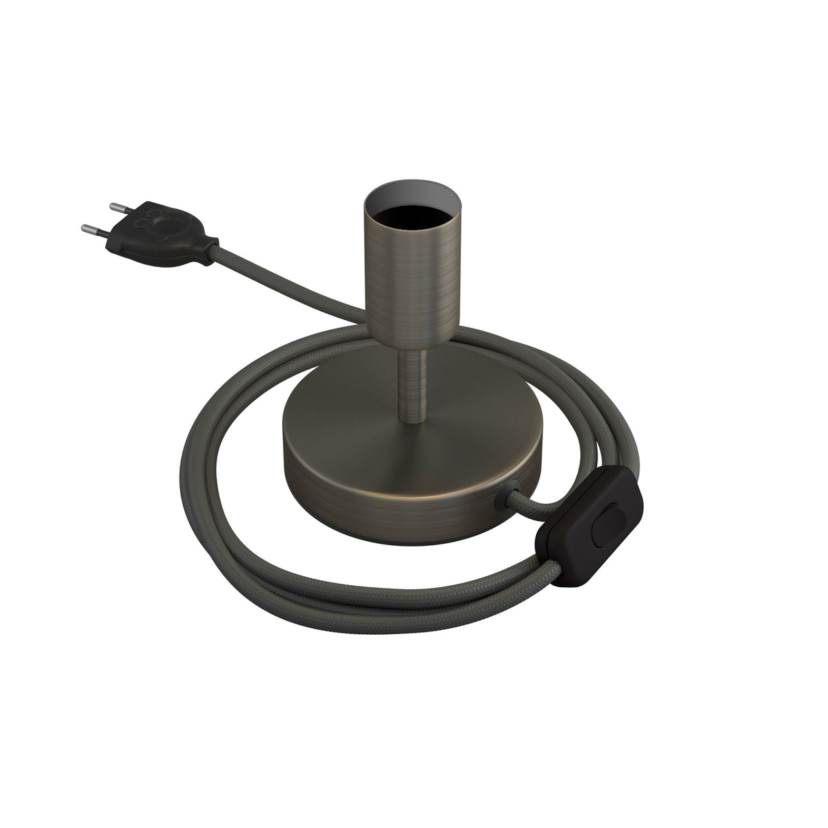Alzaluce - kovová stolní lampa E27, výška 5-30 cm, průměr základny 12 cm