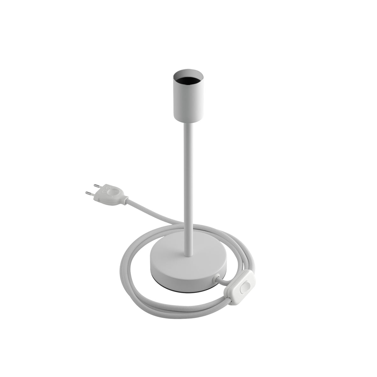 Alzaluce - kovová stolní lampa E27, výška 5-30 cm, průměr základny 12 cm