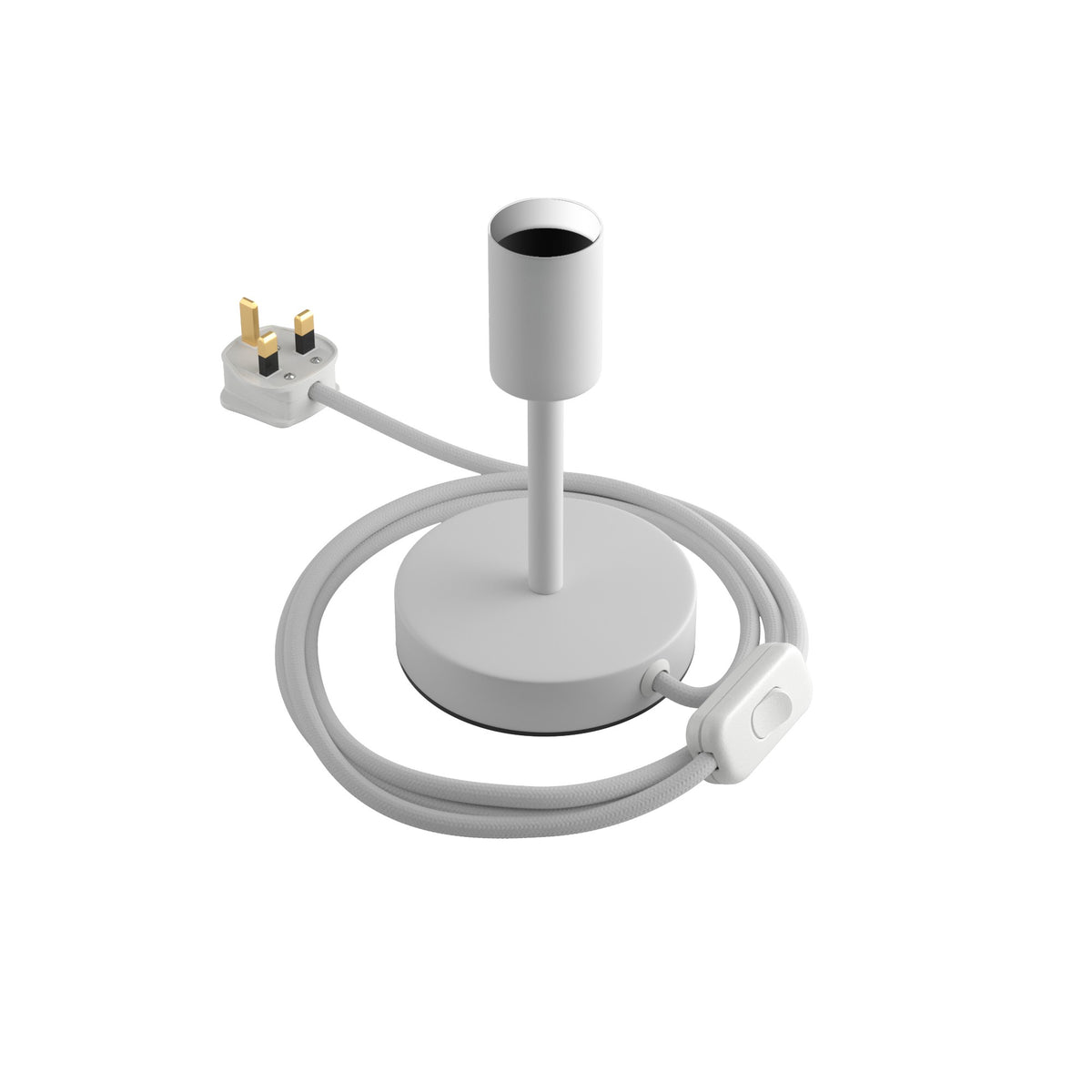 Alzaluce - kovová stolní lampa E27, výška 5-30 cm, průměr základny 12 cm