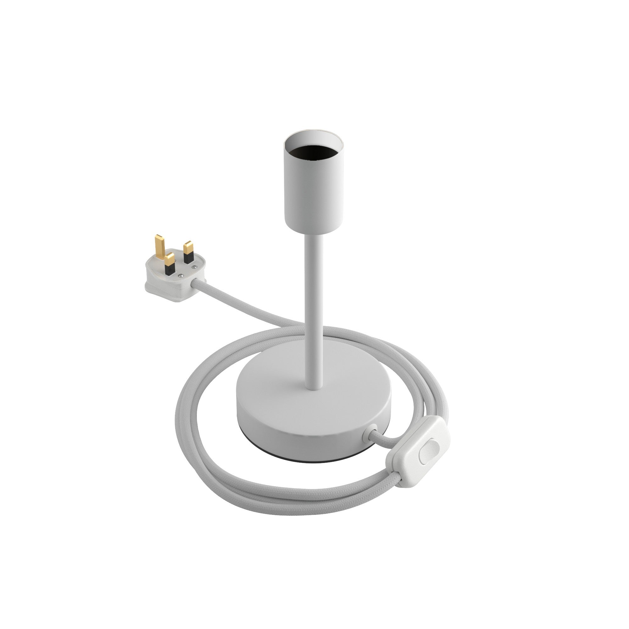 Alzaluce - kovová stolní lampa E27, výška 5-30 cm, průměr základny 12 cm
