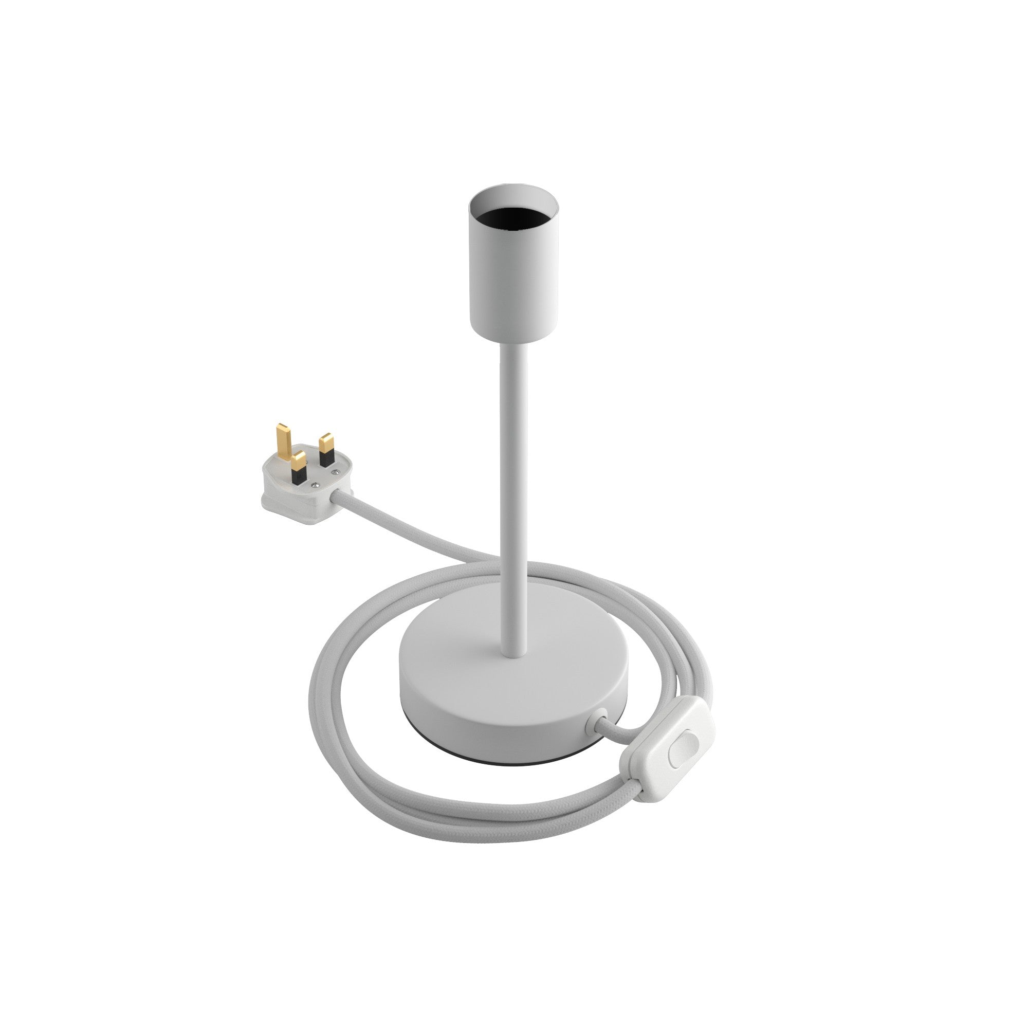 Alzaluce - kovová stolní lampa E27, výška 5-30 cm, průměr základny 12 cm