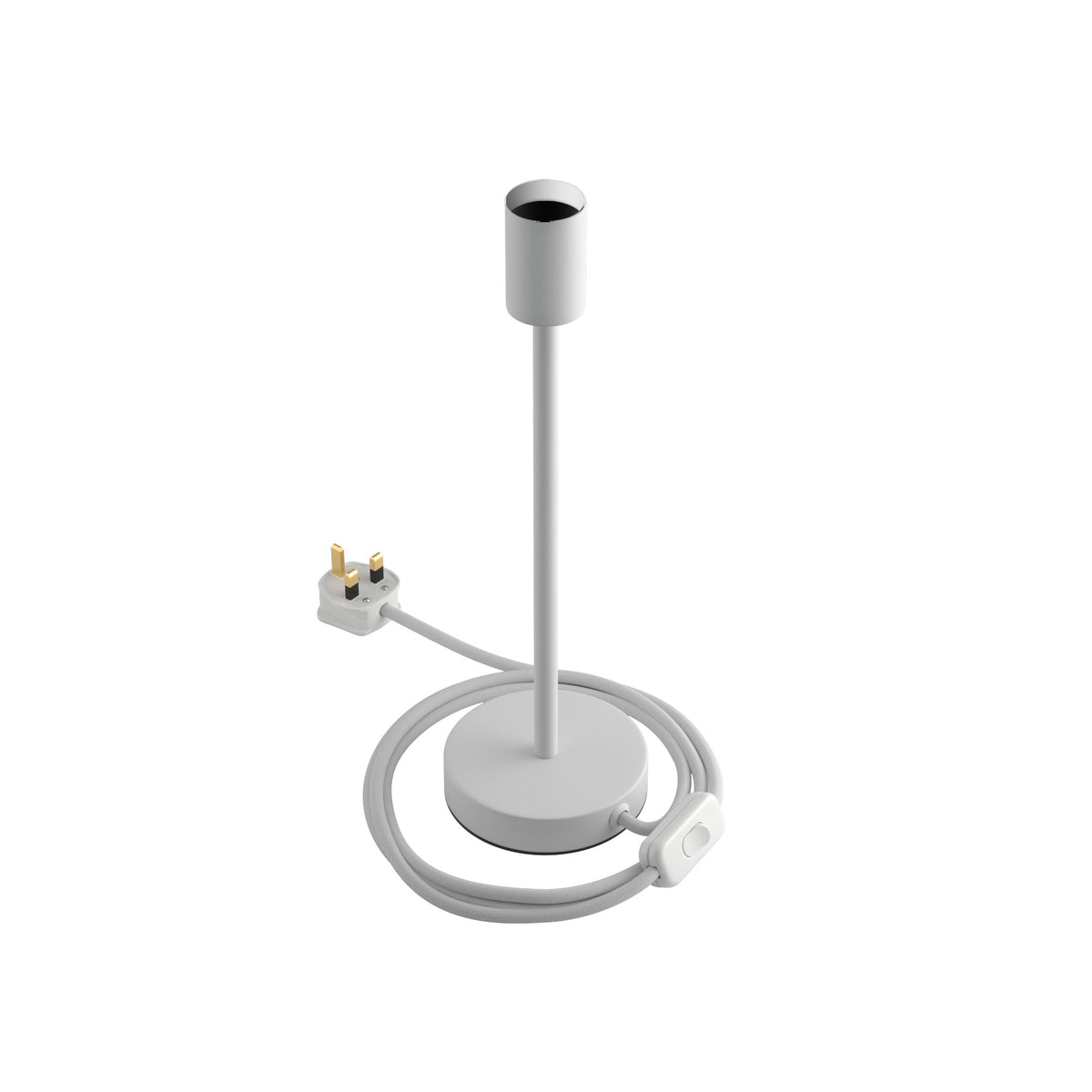 Alzaluce - kovová stolní lampa E27, výška 5-30 cm, průměr základny 12 cm
