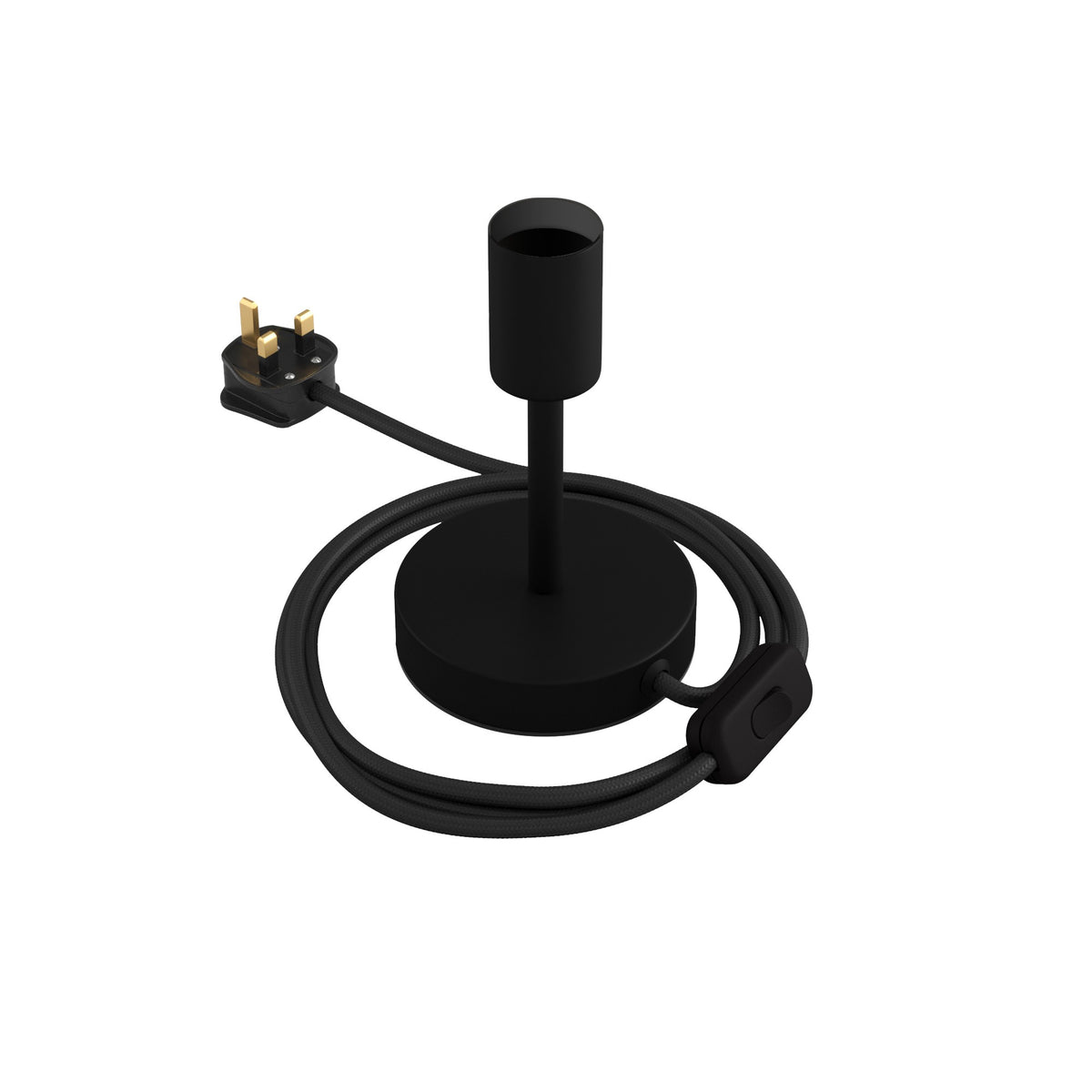 Alzaluce - kovová stolní lampa E27, výška 5-30 cm, průměr základny 12 cm