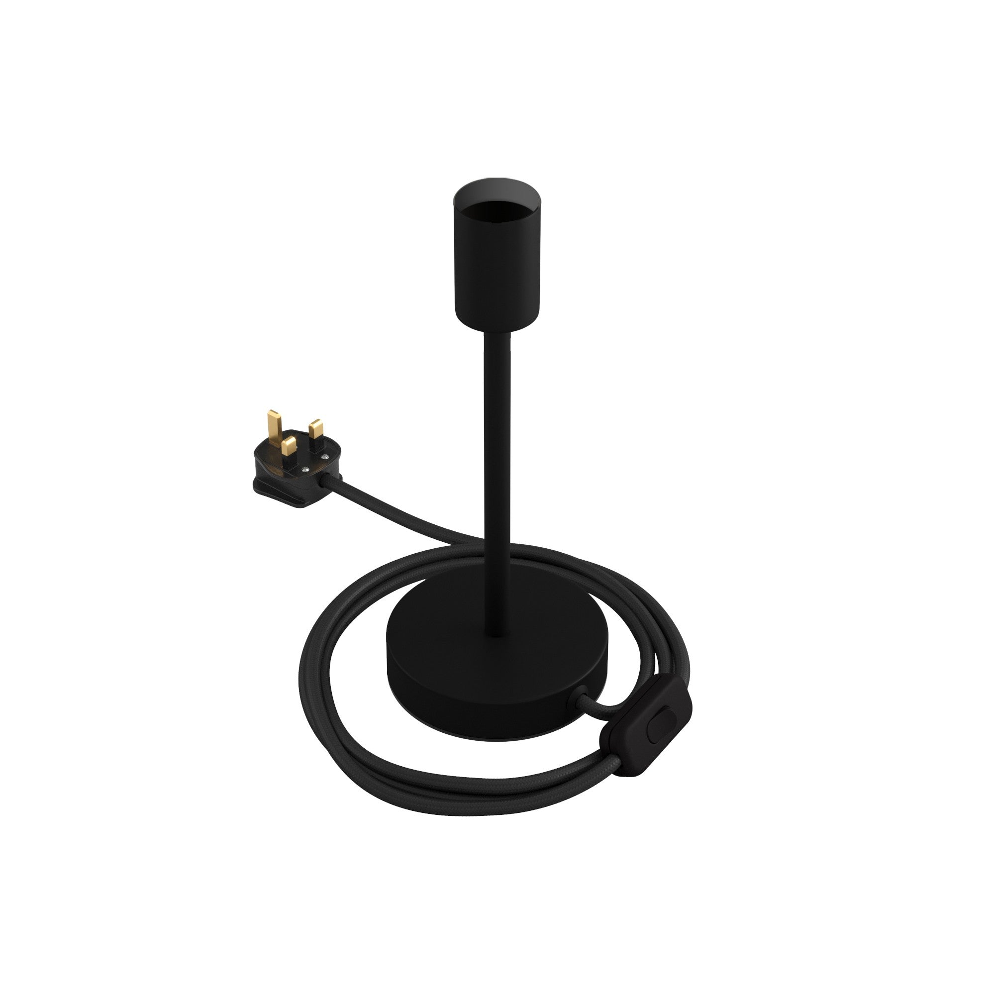 Alzaluce - kovová stolní lampa E27, výška 5-30 cm, průměr základny 12 cm