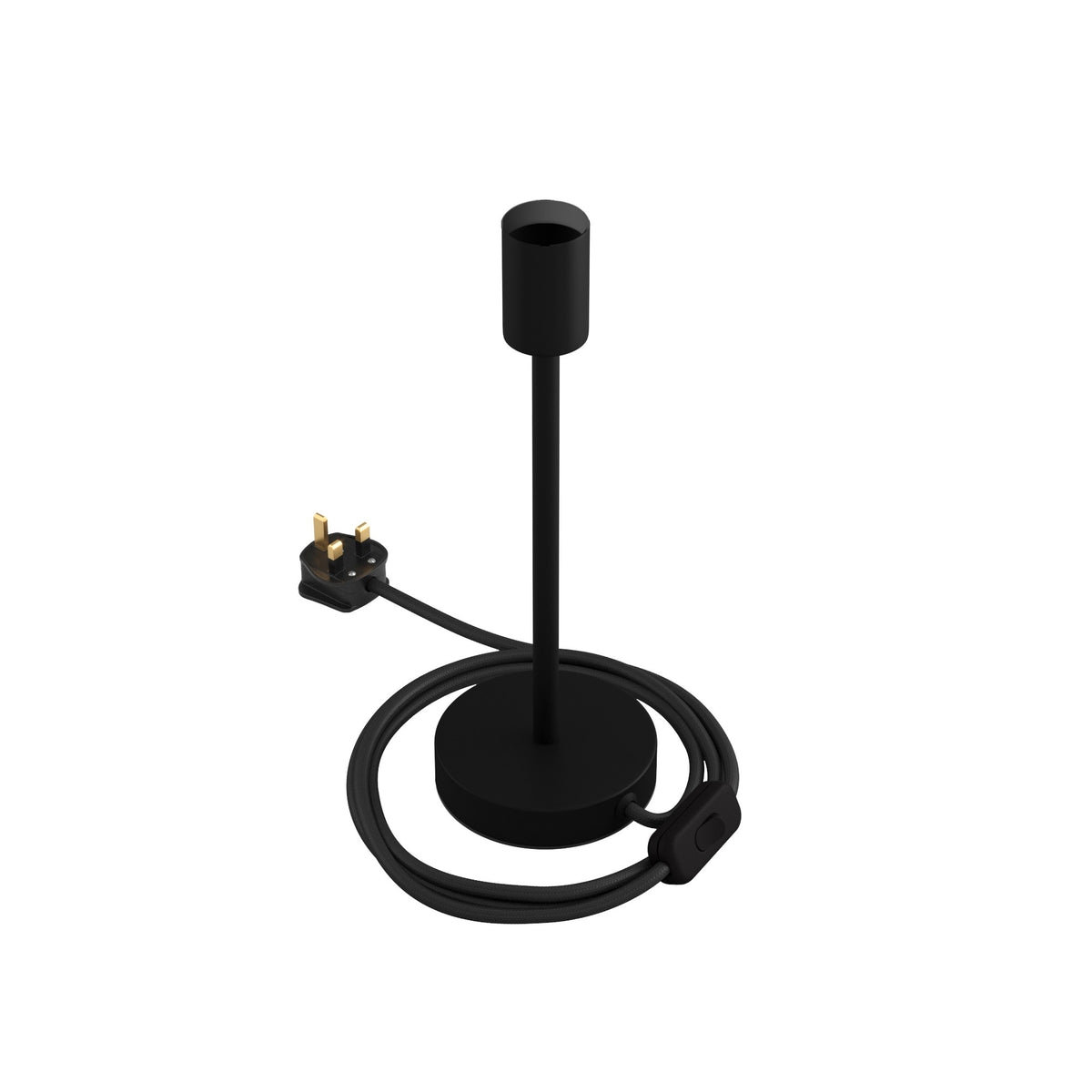 Alzaluce - kovová stolní lampa E27, výška 5-30 cm, průměr základny 12 cm
