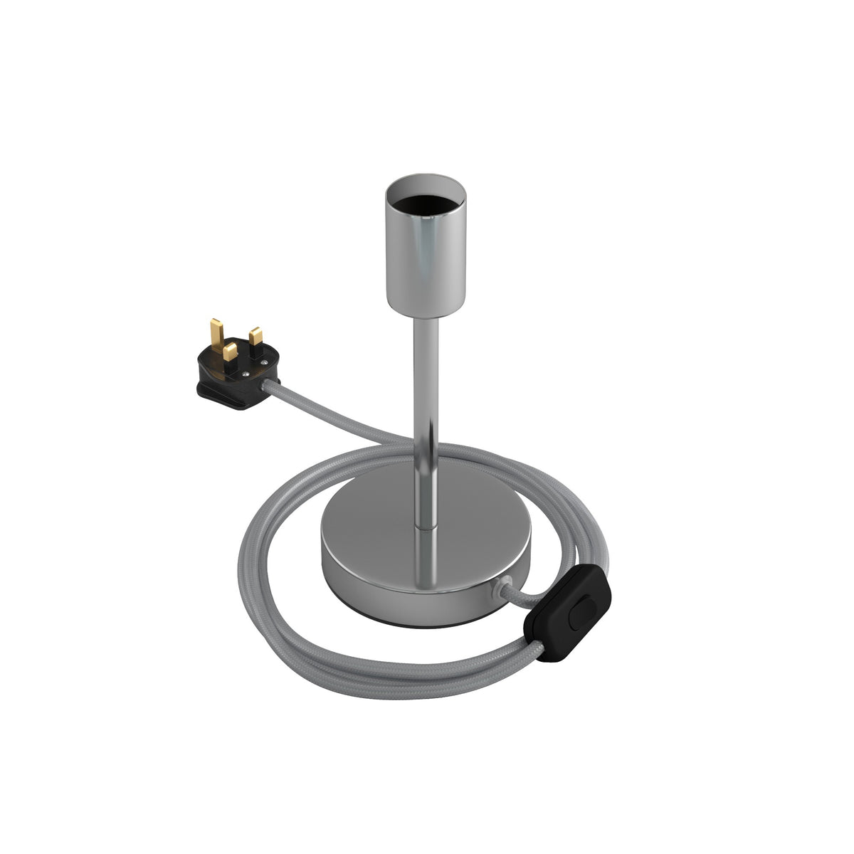 Alzaluce - kovová stolní lampa E27, výška 5-30 cm, průměr základny 12 cm