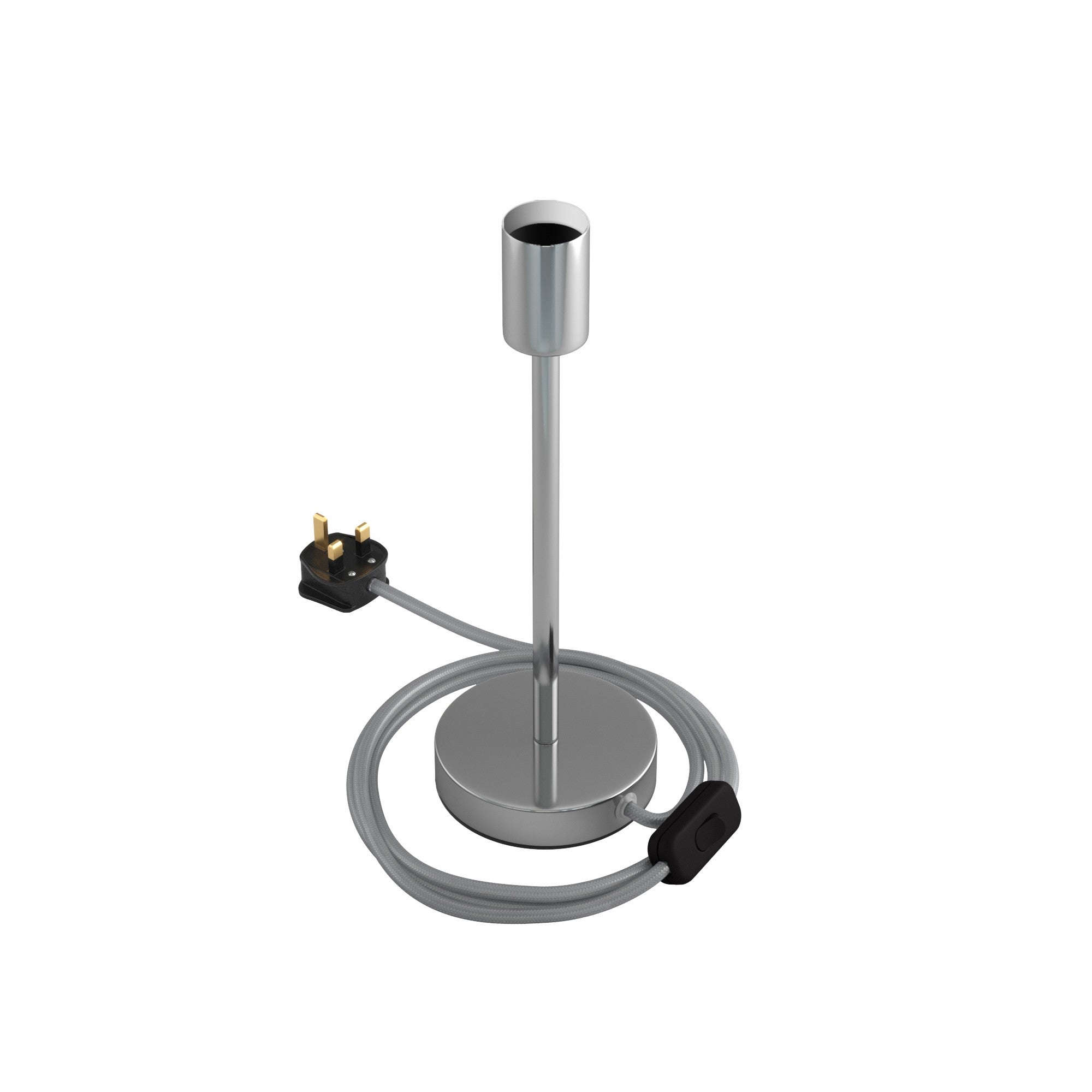 Alzaluce - kovová stolní lampa E27, výška 5-30 cm, průměr základny 12 cm