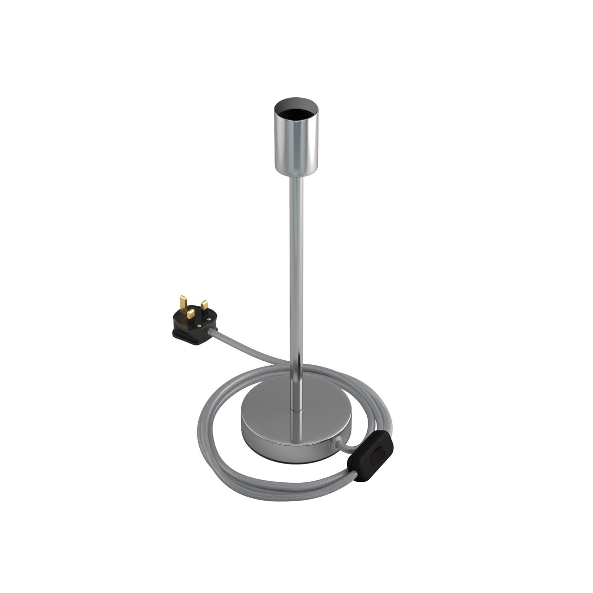 Alzaluce - kovová stolní lampa E27, výška 5-30 cm, průměr základny 12 cm