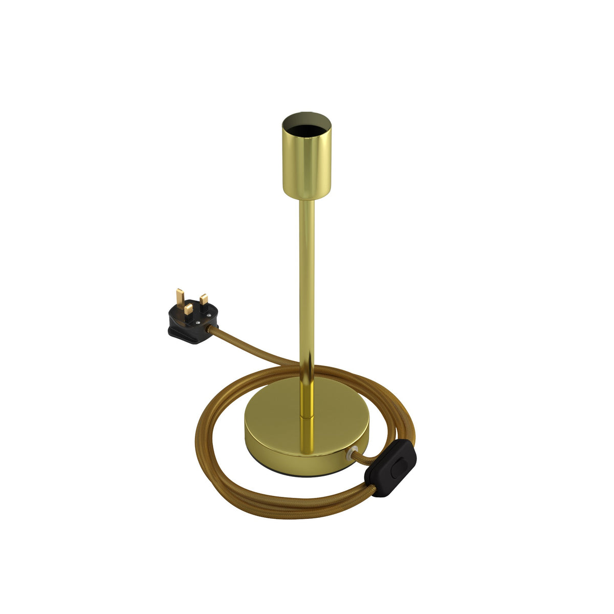 Alzaluce - kovová stolní lampa E27, výška 5-30 cm, průměr základny 12 cm