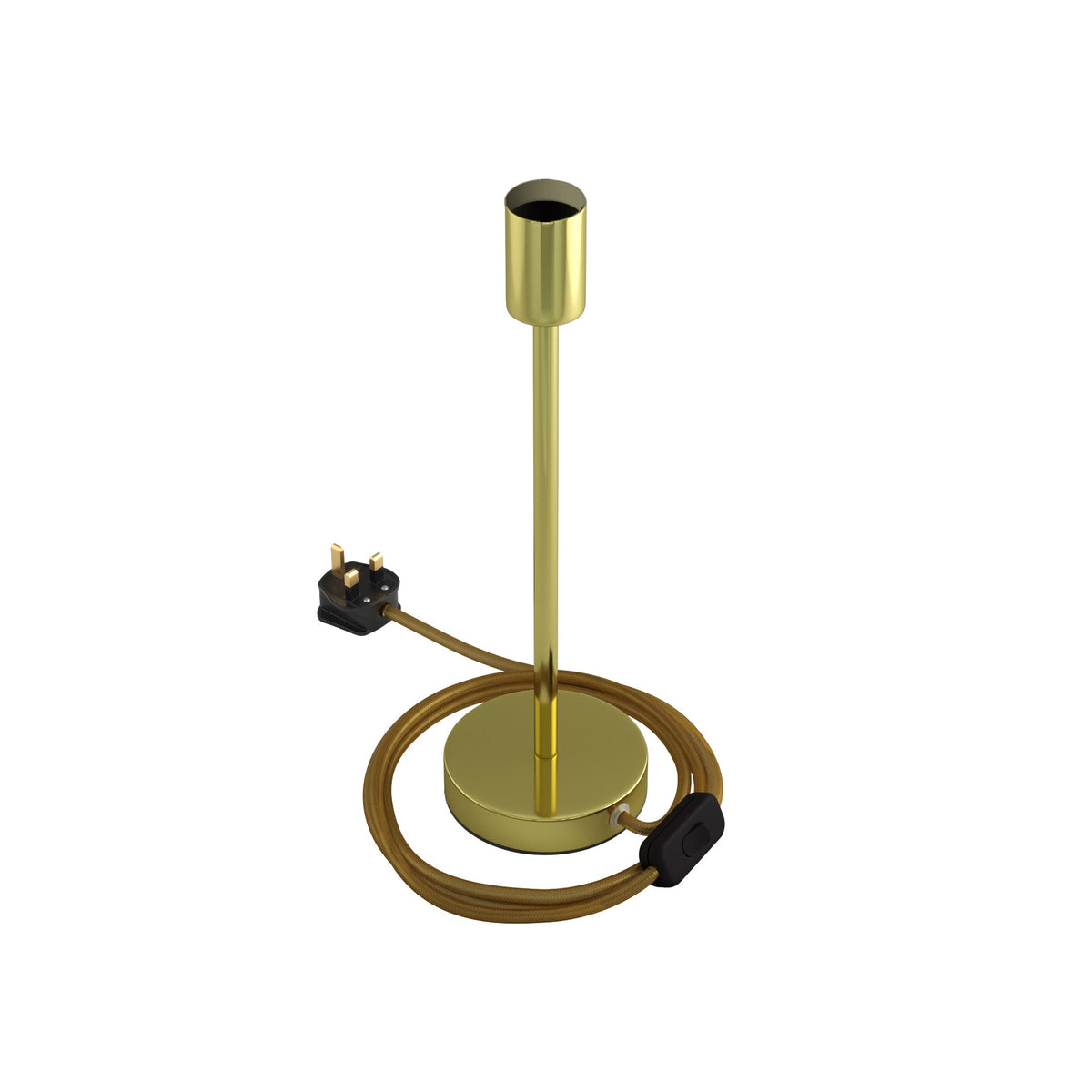 Alzaluce - kovová stolní lampa E27, výška 5-30 cm, průměr základny 12 cm