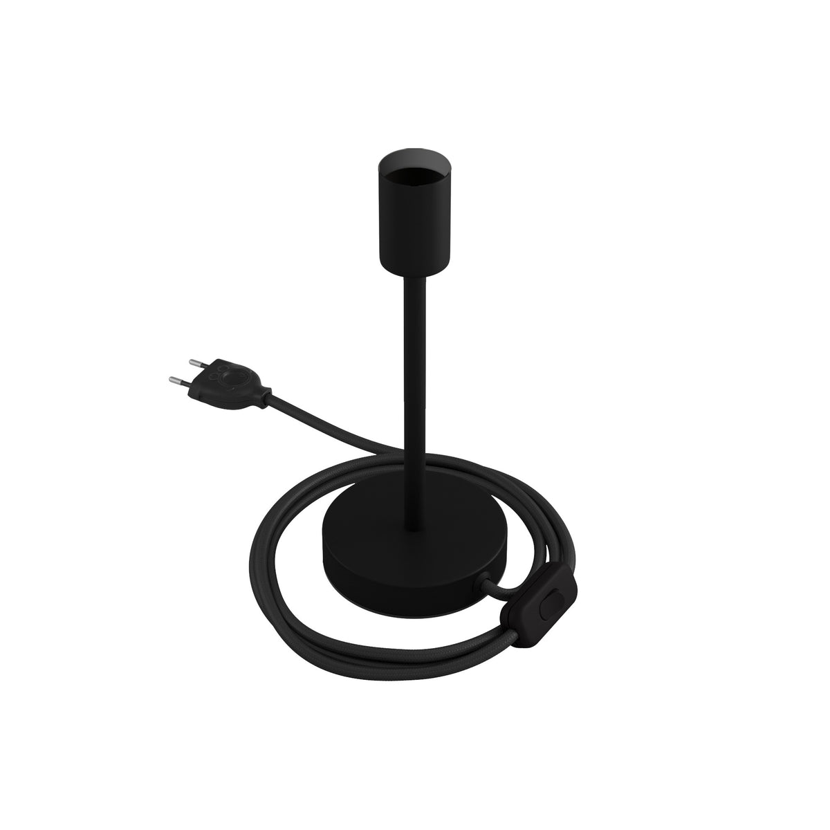 Alzaluce - kovová stolní lampa E27, výška 5-30 cm, průměr základny 12 cm