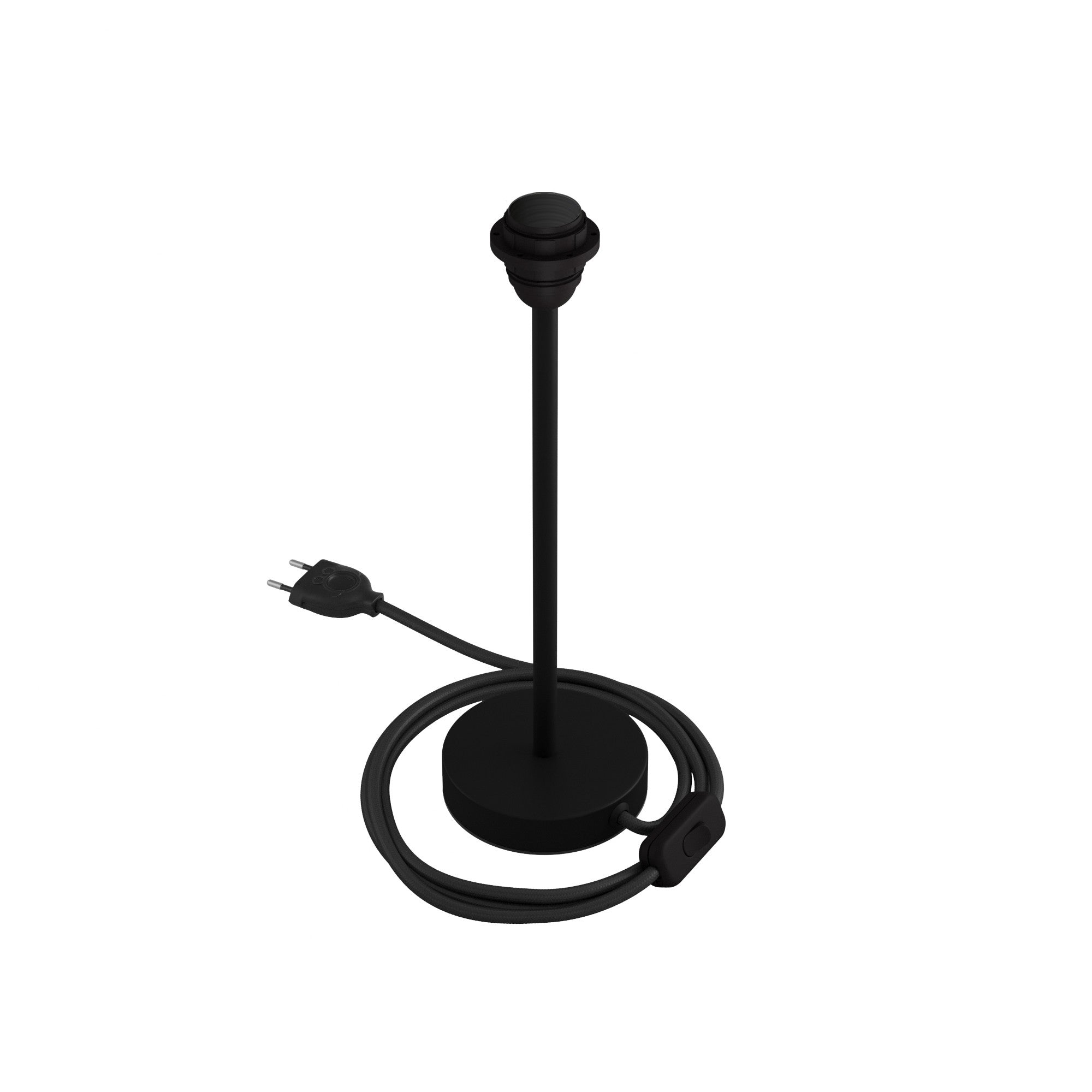 Kovová stolní lampa Alzaluce s výškou 30 cm a závitem E27