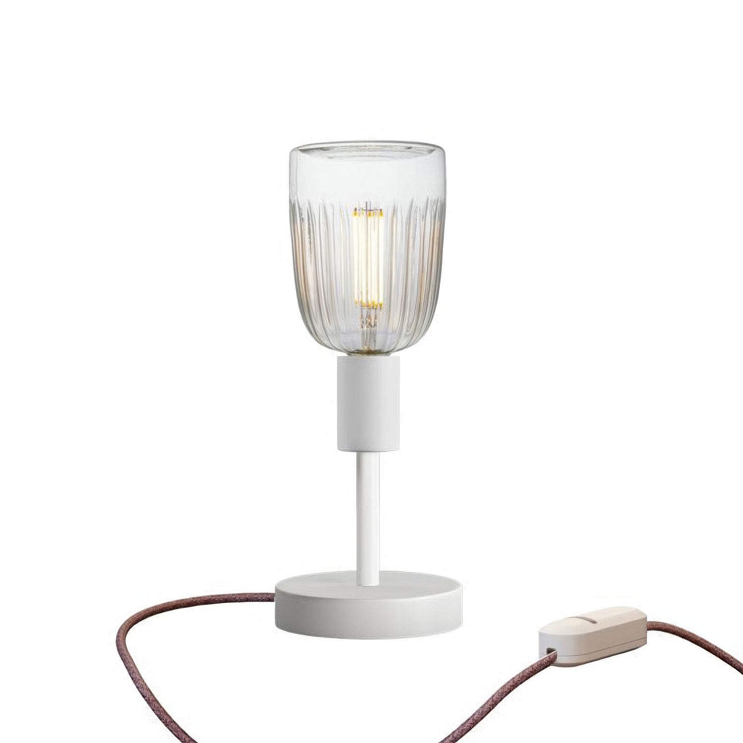 Kovová stolní lampička Alzaluce Tiche, průměr 12 cm, výkon 6W, stmívatelná