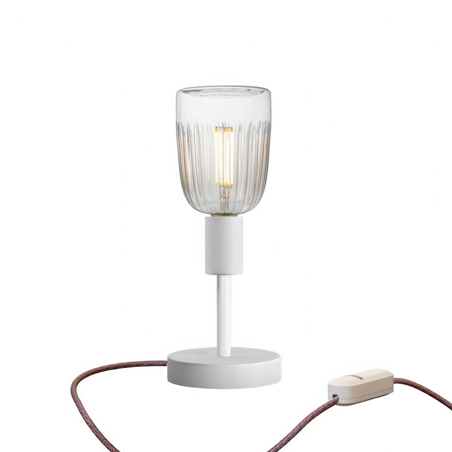 Kovová stolní lampička Alzaluce Tiche, průměr 12 cm, výkon 6W, stmívatelná
