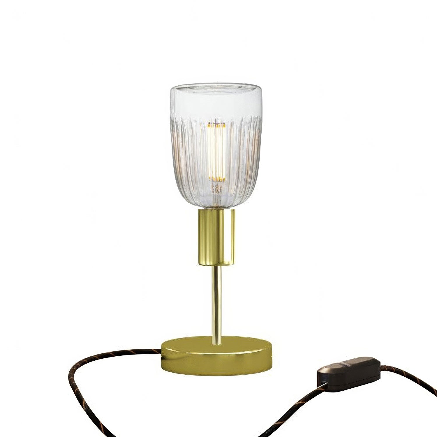 Kovová stolní lampička Alzaluce Tiche, průměr 12 cm, výkon 6W, stmívatelná