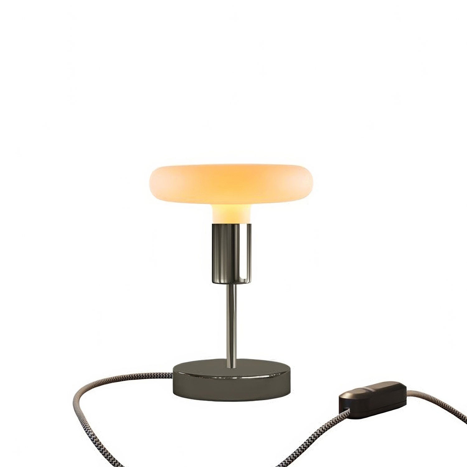 Kovová stolní lampička Alzaluce Dash, průměr 12 cm, matný bronz