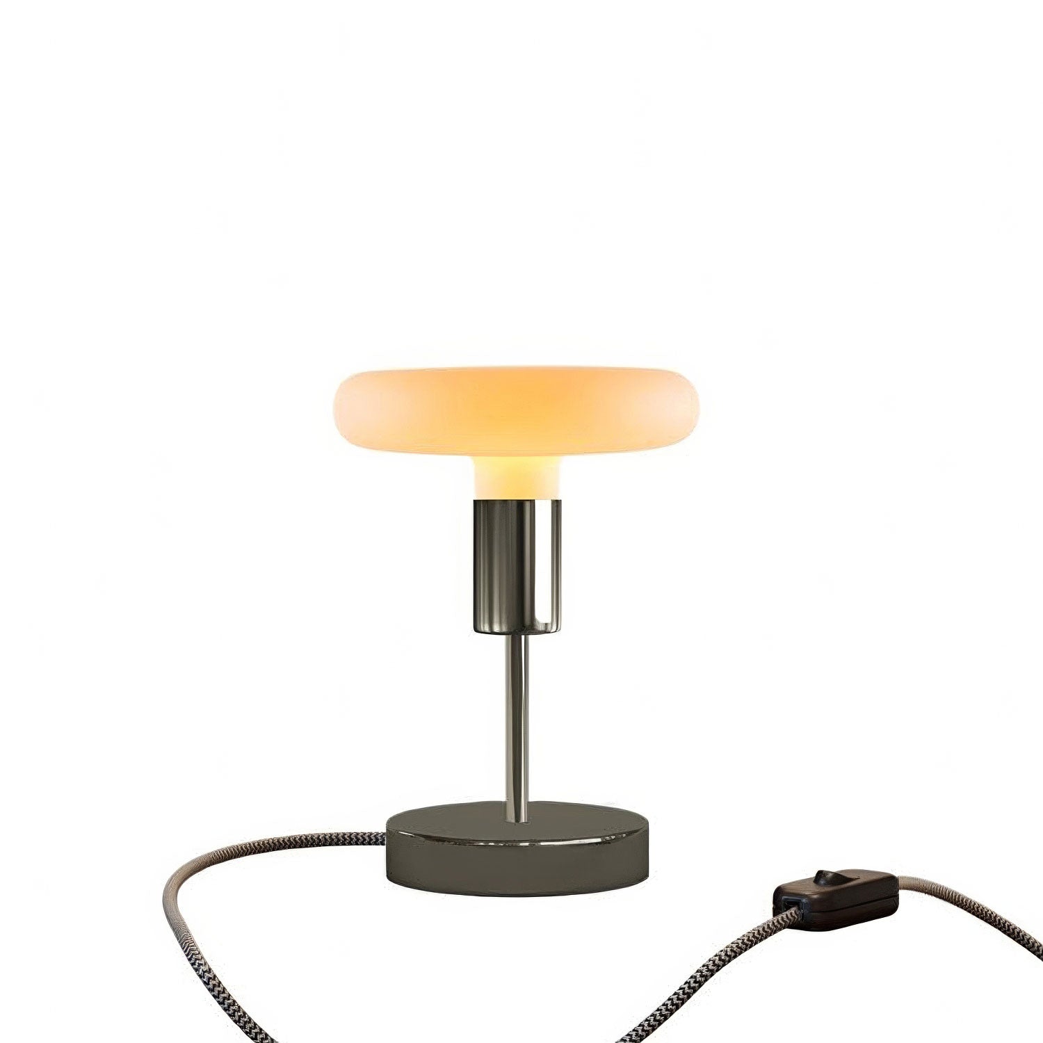 Kovová stolní lampička Alzaluce Dash, průměr 12 cm, matný bronz