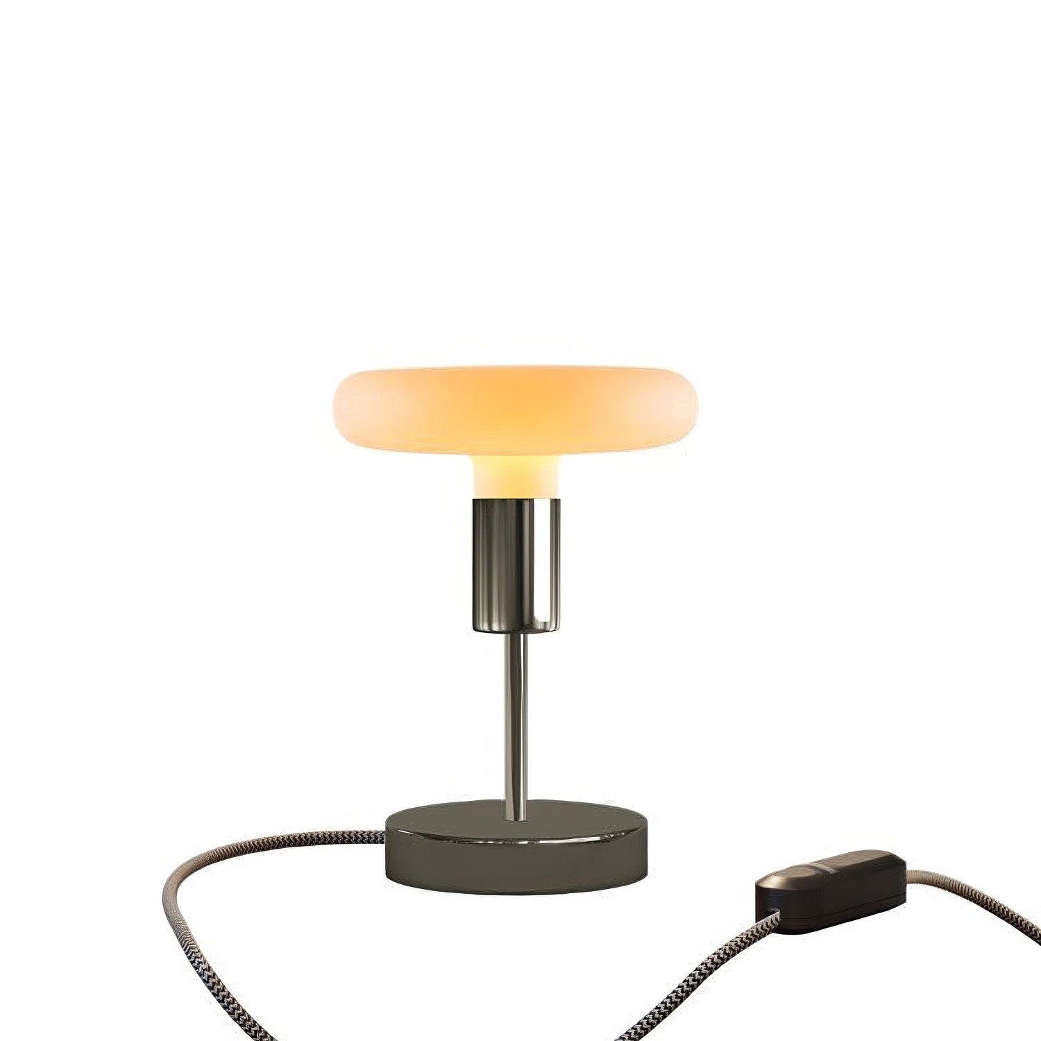 Kovová stolní lampička Alzaluce Dash, průměr 12 cm, matný bronz
