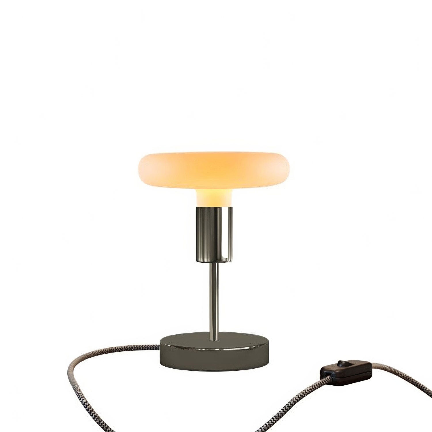 Kovová stolní lampička Alzaluce Dash, průměr 12 cm, matný bronz