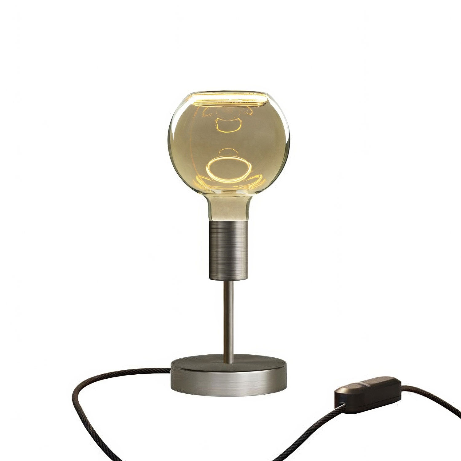 Kovová stolní lampička Alzaluce Glóbus Floating, průměr 12 cm, výkon 6W