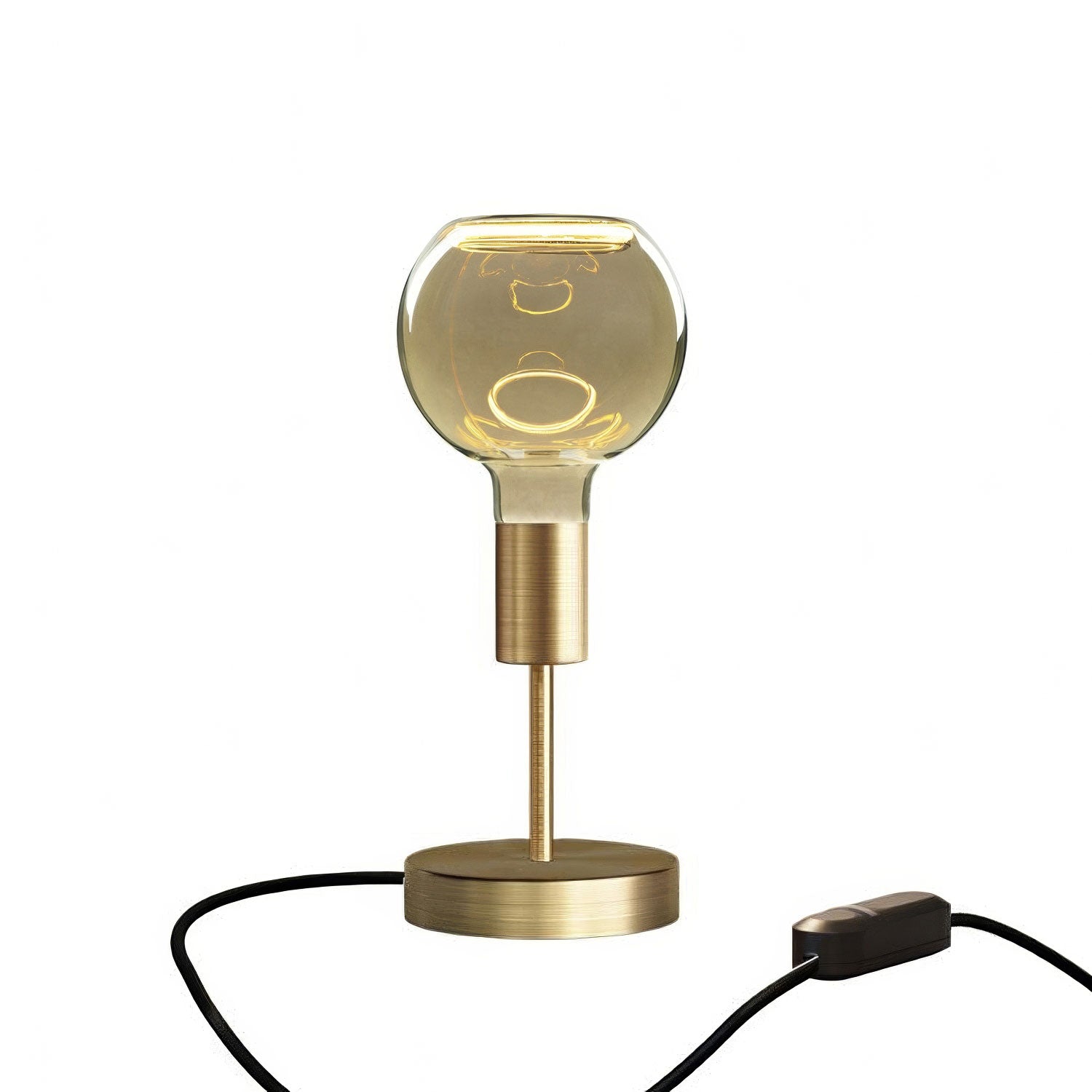 Kovová stolní lampička Alzaluce Glóbus Floating, průměr 12 cm, výkon 6W