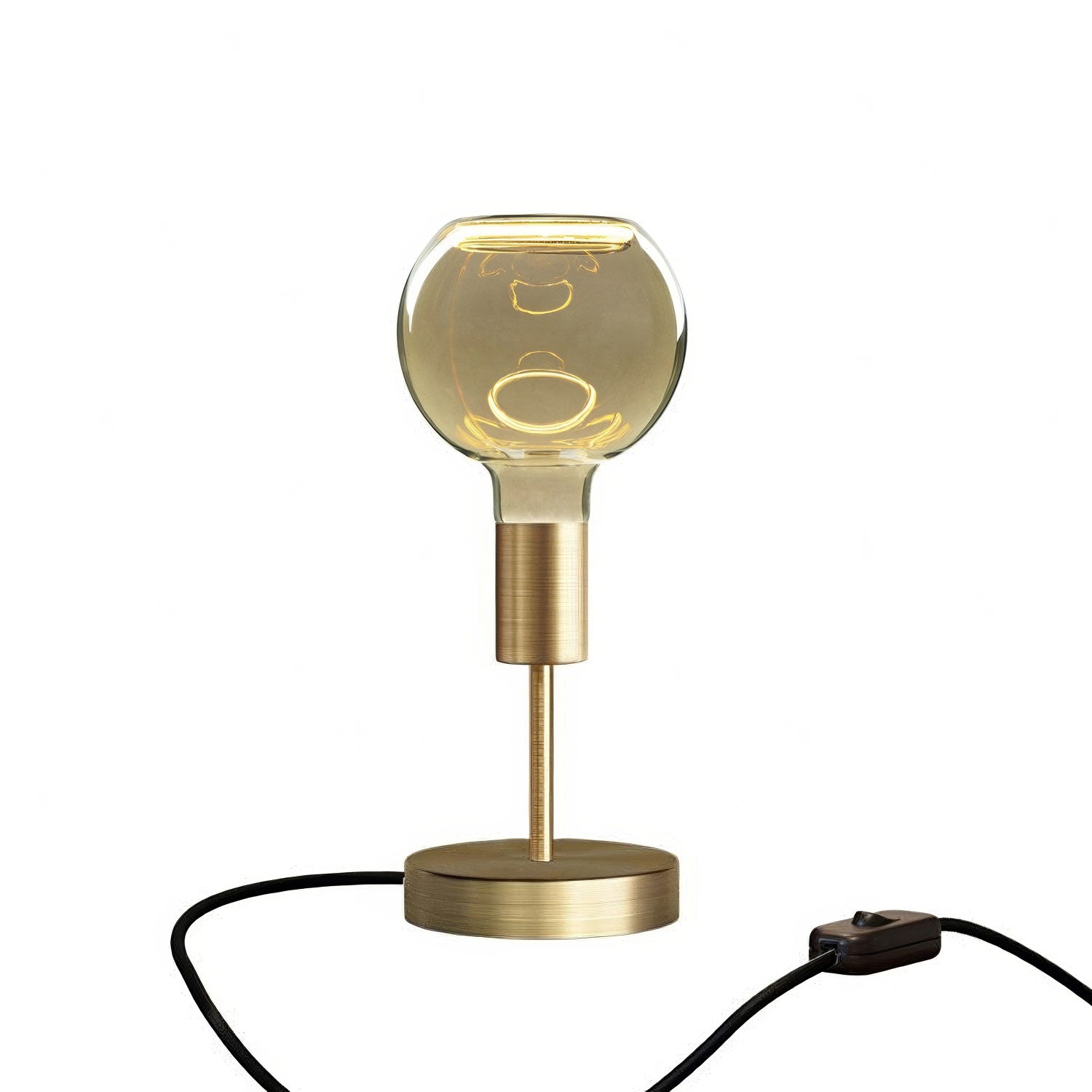 Kovová stolní lampička Alzaluce Glóbus Floating, průměr 12 cm, výkon 6W
