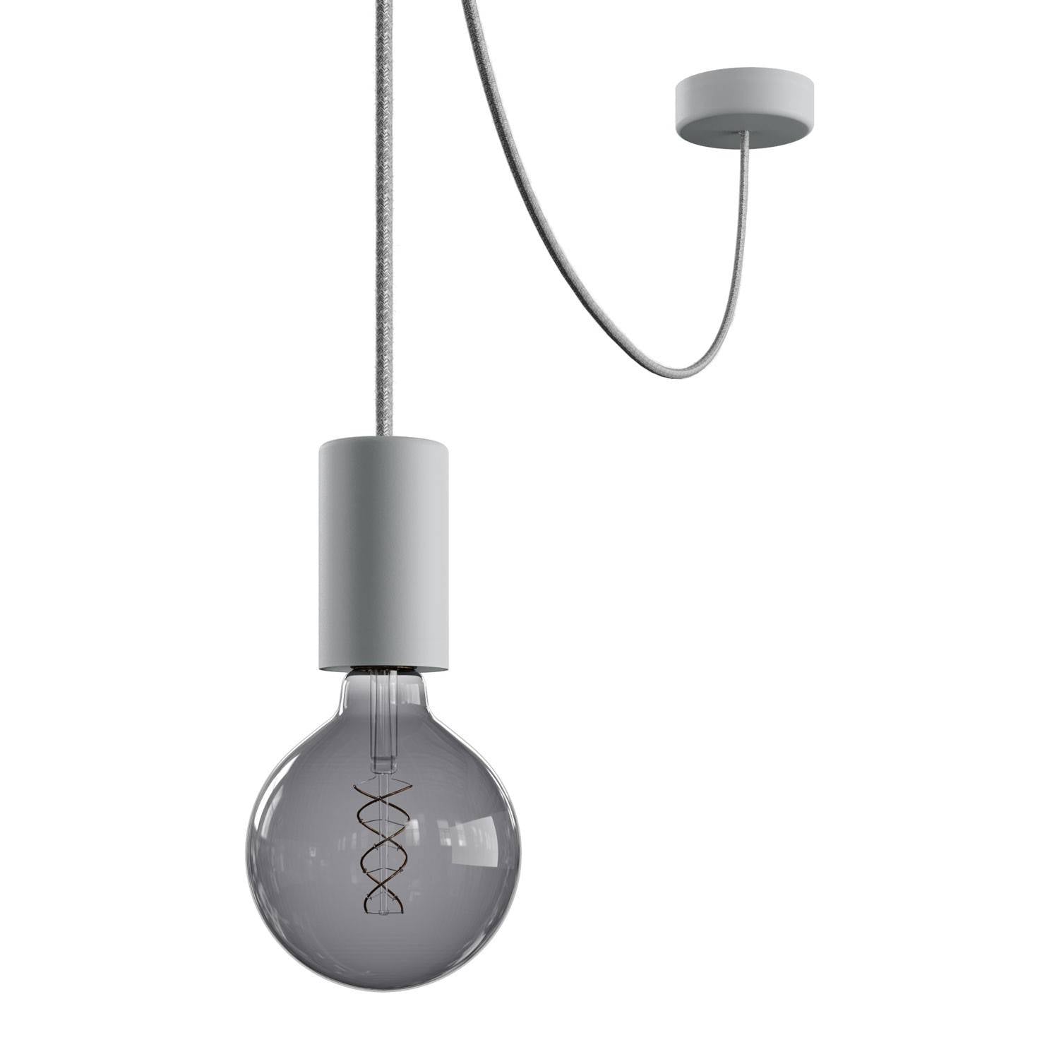 EIVA ELEGANT Závěsná lampa IP65 s 500 cm neoprenovým kabelem a silikonovým baldachýnem