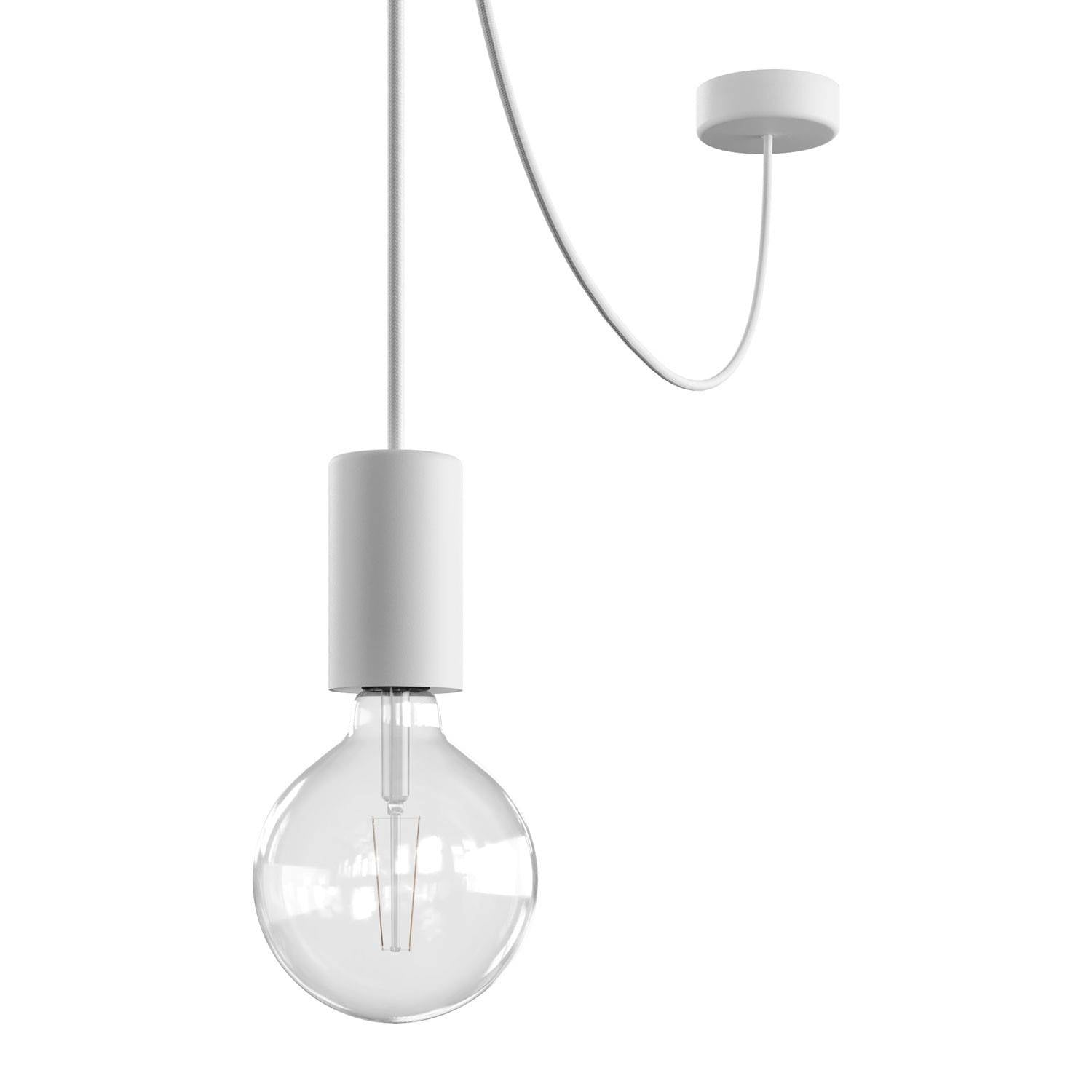 EIVA ELEGANT Závěsná lampa IP65 s 500 cm neoprenovým kabelem a silikonovým baldachýnem
