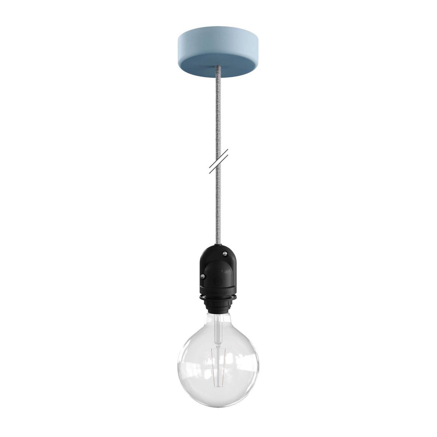 EIVA Exteriérová závěsná lampa s 1,5m neoprénovým kabelem a IP65 voděodolností