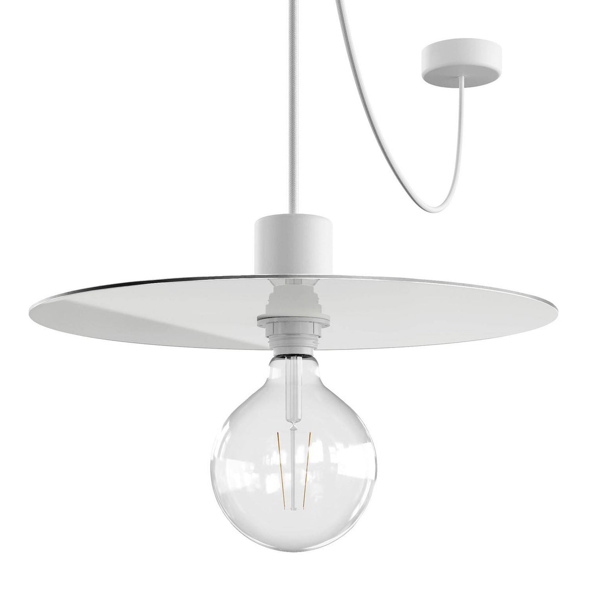 EIVA ELEGANT závěsná lampa IP65 s 5m neoprénovým kabelem a stínidlem 400 mm