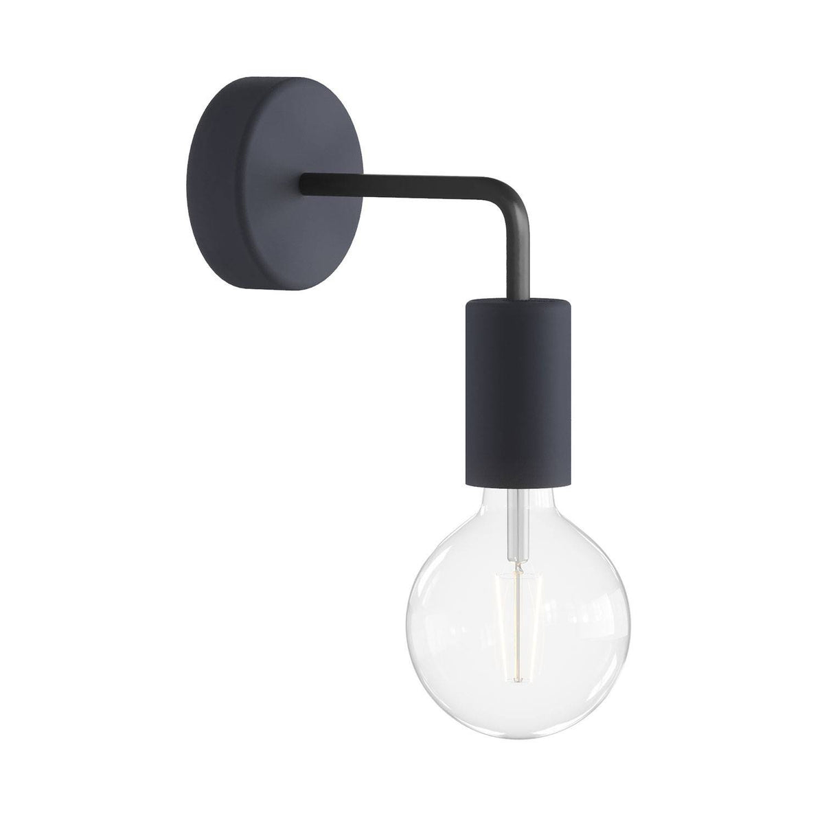Fermaluce EIVA ELEGANT s ohnutou trubičkou a IP65 voděodolným baldachýnem, Ø 125 mm