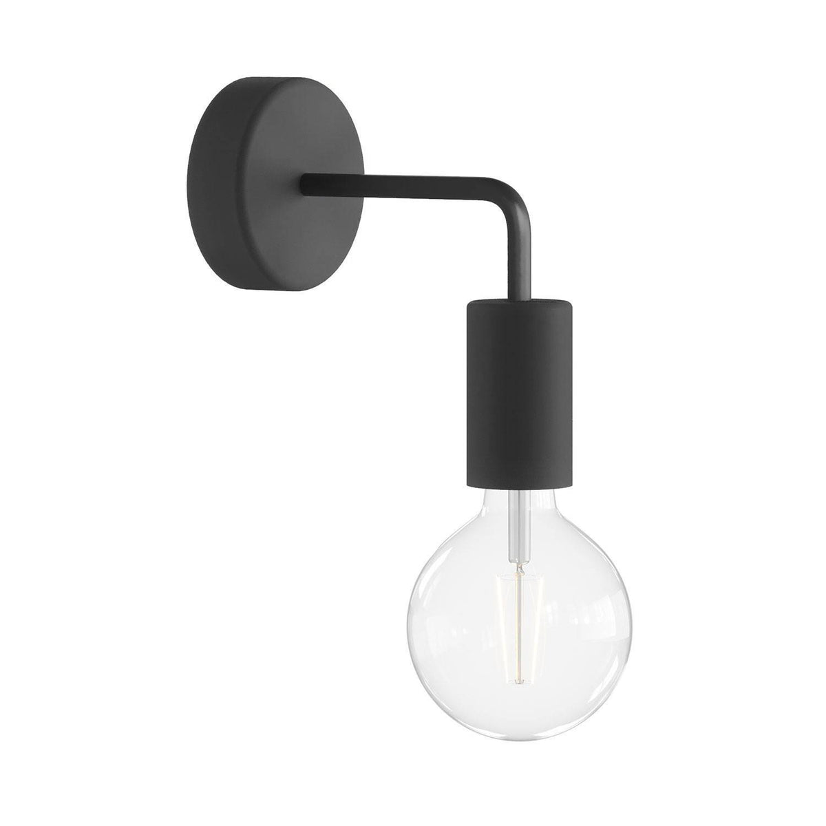 Fermaluce EIVA ELEGANT s ohnutou trubičkou a IP65 voděodolným baldachýnem, Ø 125 mm