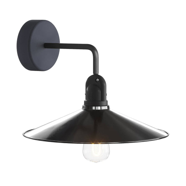 Fermaluce EIVA nástěnná lampa s ohnutou trubičkou, lakovaný kov, šířka 30 cm, výkon 7W