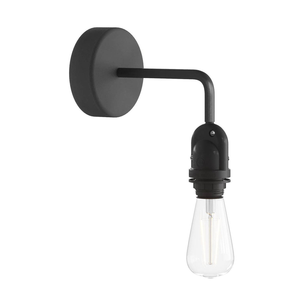 Fermaluce EIVA Nástěnná lampa s IP65, silikonový baldachýn ø 125 mm, stmívatelná 7W LED