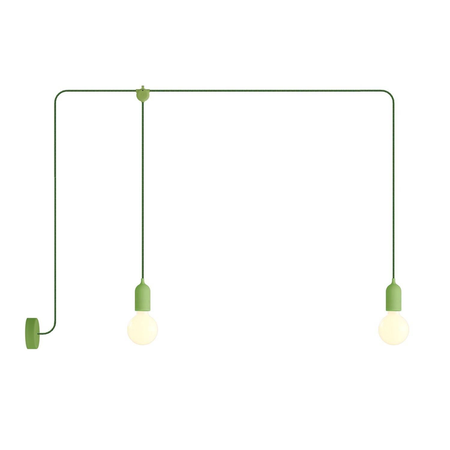 F-Snake EIVA venkovní osvětlení IP65, 2x LED 12W, délka 215 cm
