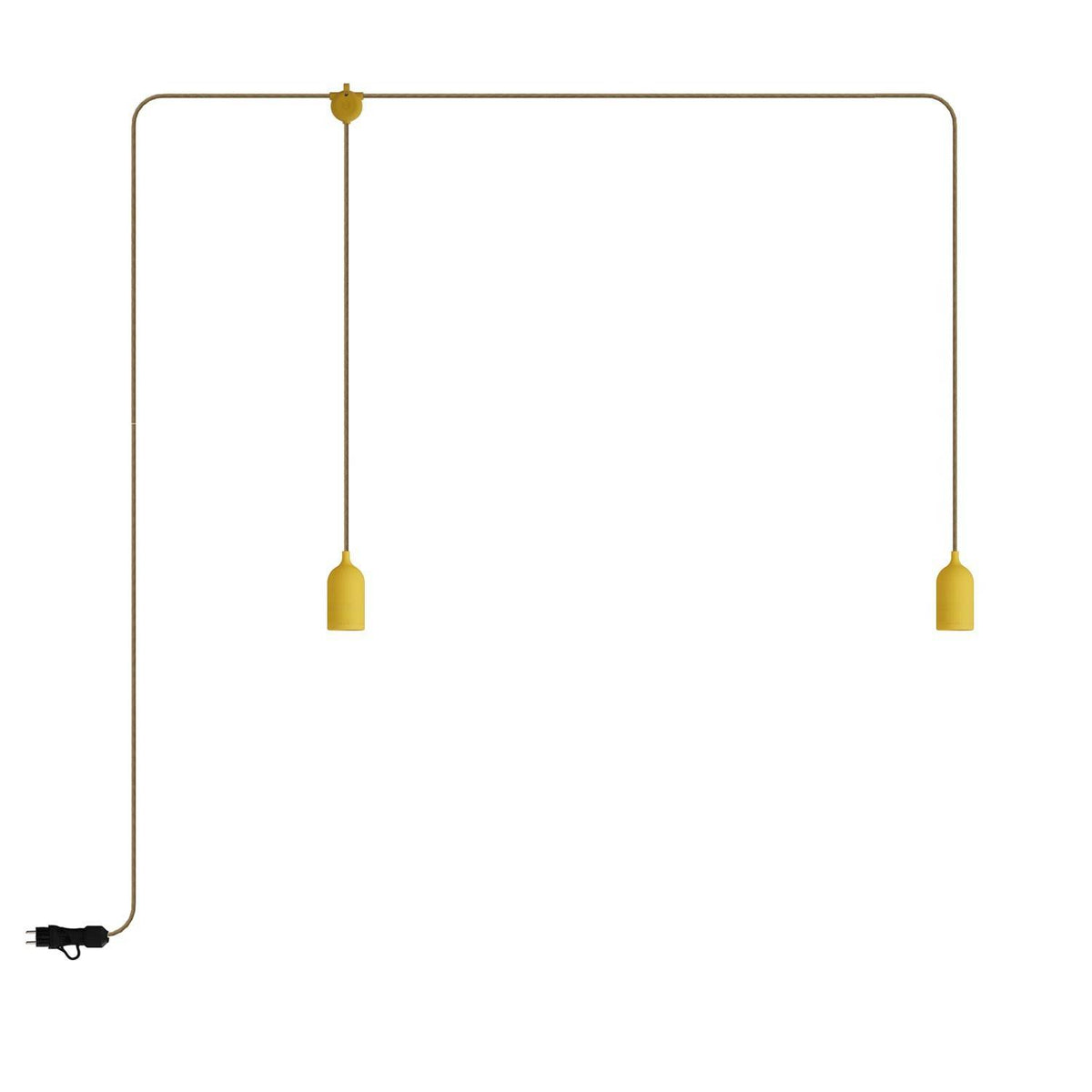 F-Snake EIVA přenosné venkovní osvětlení IP65, 2 světla, 12W LED, 225 cm