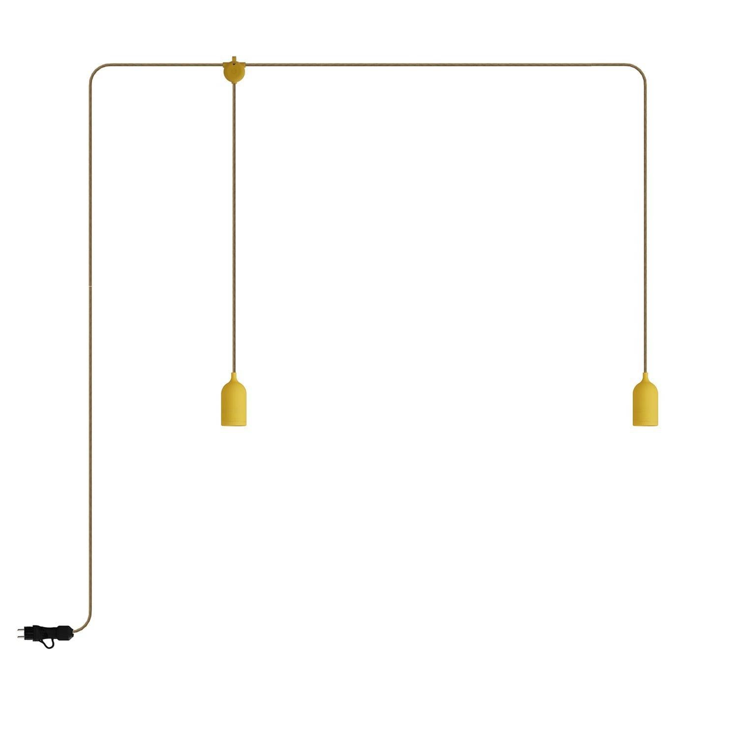 F-Snake EIVA přenosné venkovní osvětlení IP65, 2 světla, 12W LED, 225 cm