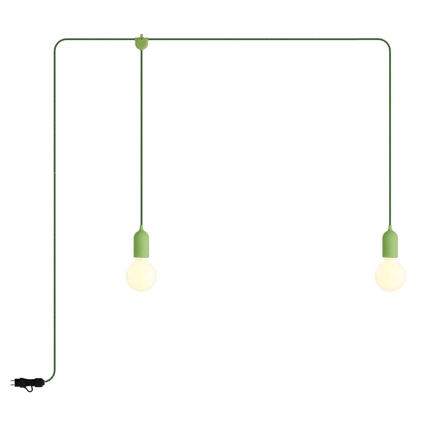 F-Snake EIVA přenosné venkovní osvětlení IP65, 2 světla, 12W LED, 225 cm