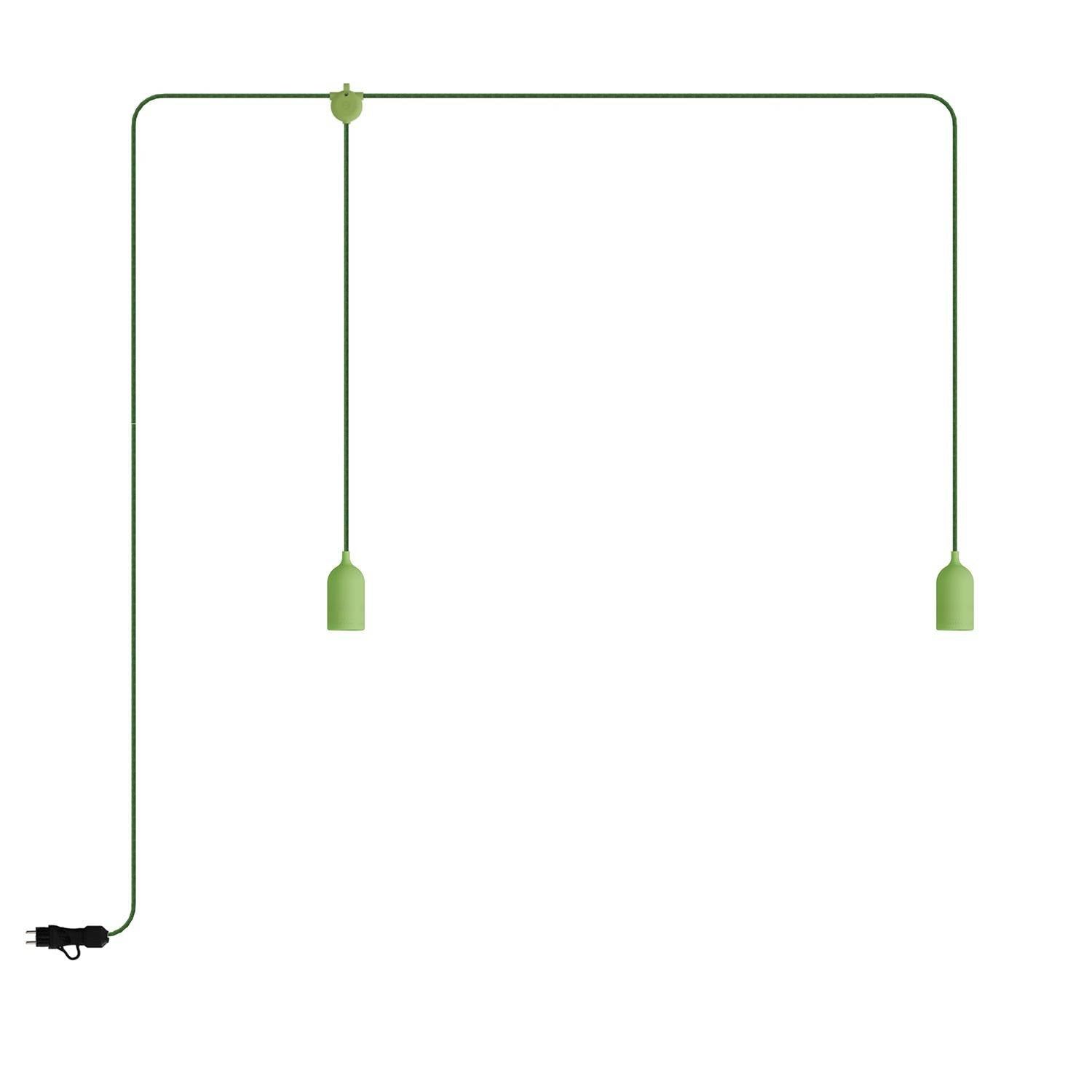 F-Snake EIVA přenosné venkovní osvětlení IP65, 2 světla, 12W LED, 225 cm