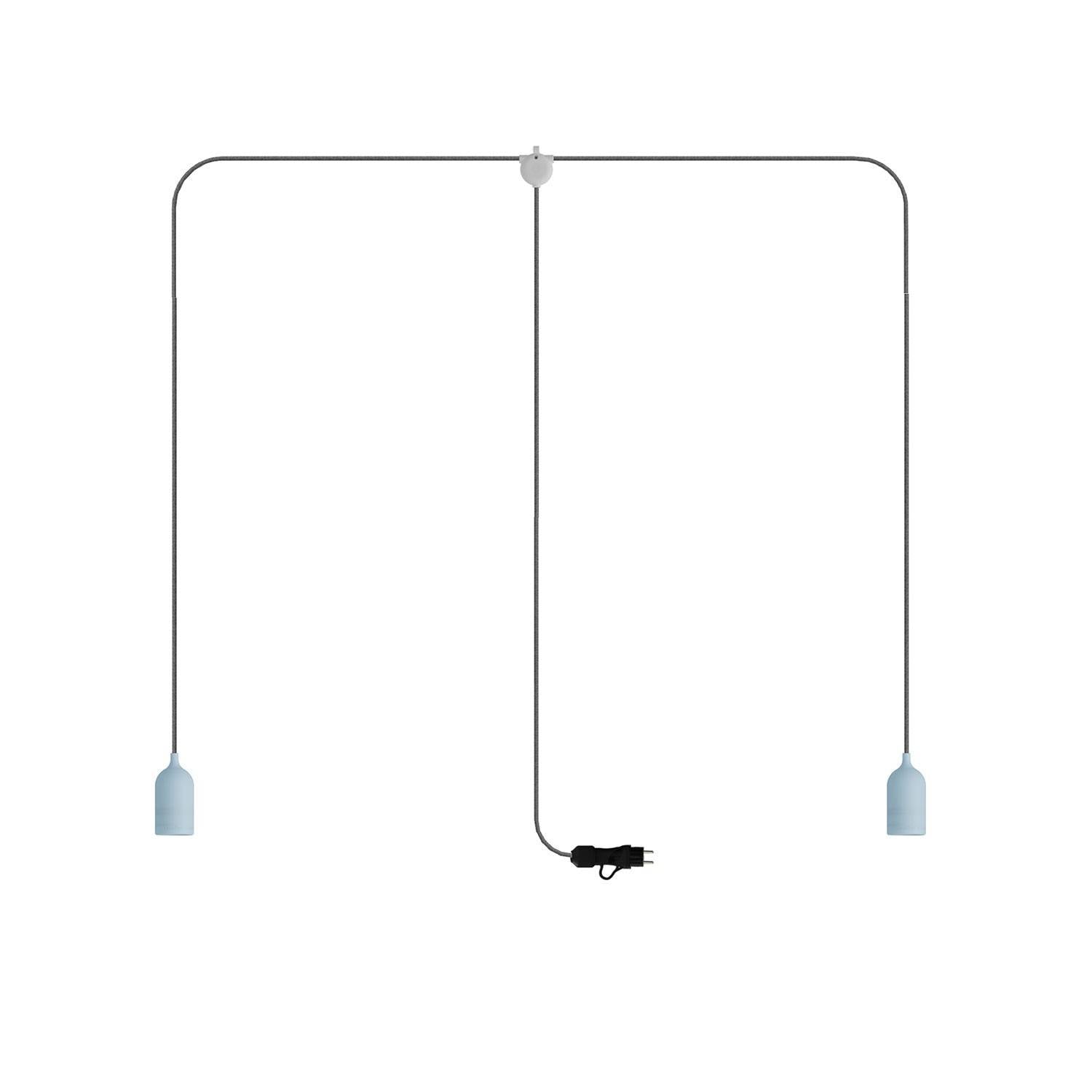 T-Snake EIVA venkovní osvětlení IP65, 2 světla, 182 cm, 5W LED