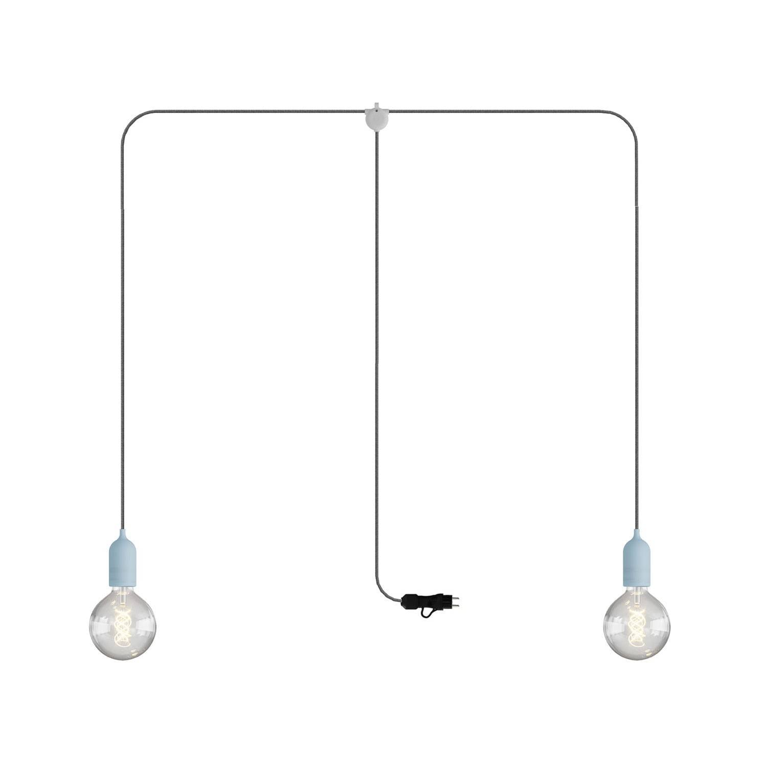 T-Snake EIVA venkovní osvětlení IP65, 2 světla, 182 cm, 5W LED