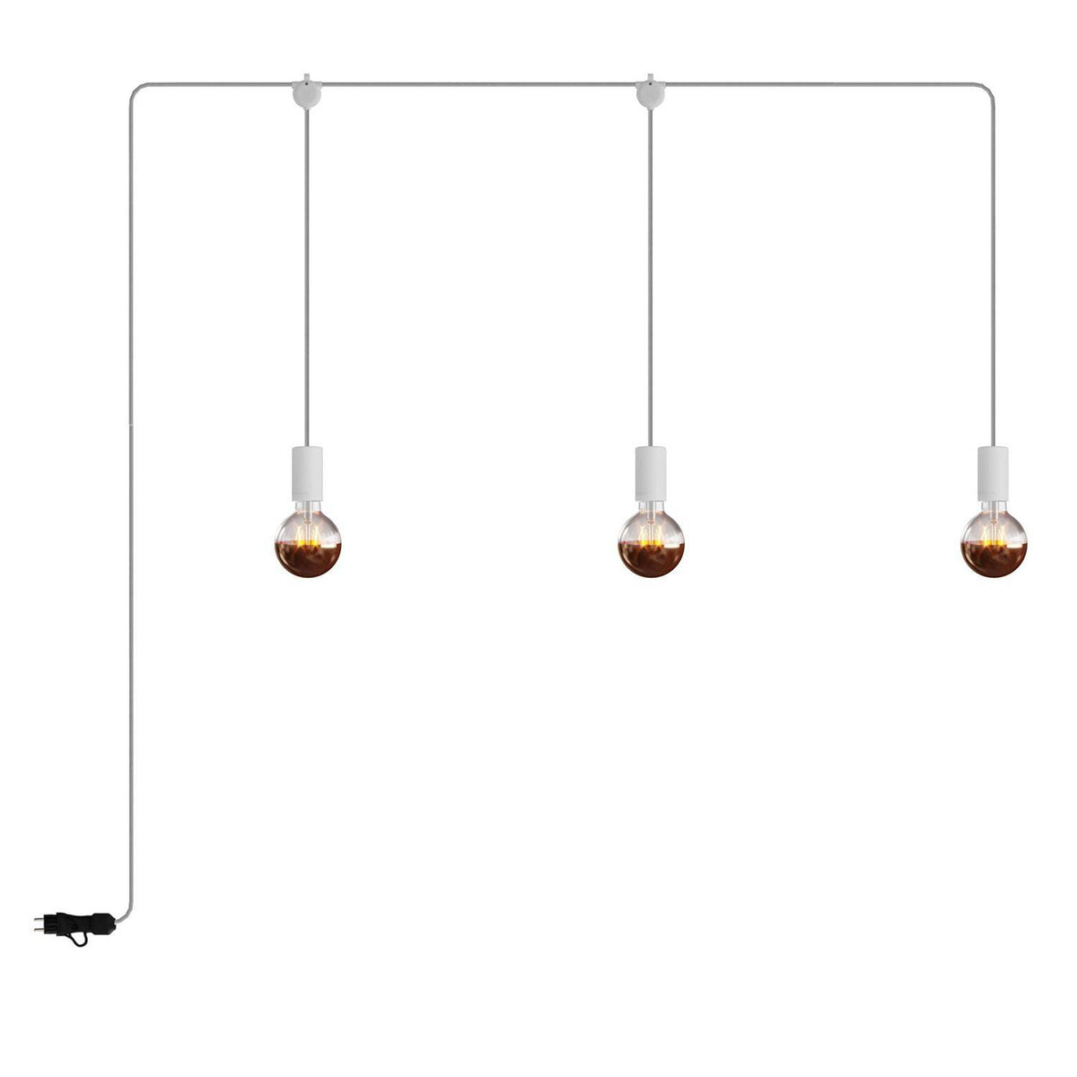 E-Snake EIVA přenosné venkovní osvětlení IP65, 3 světla, délka 270 cm, 7W LED