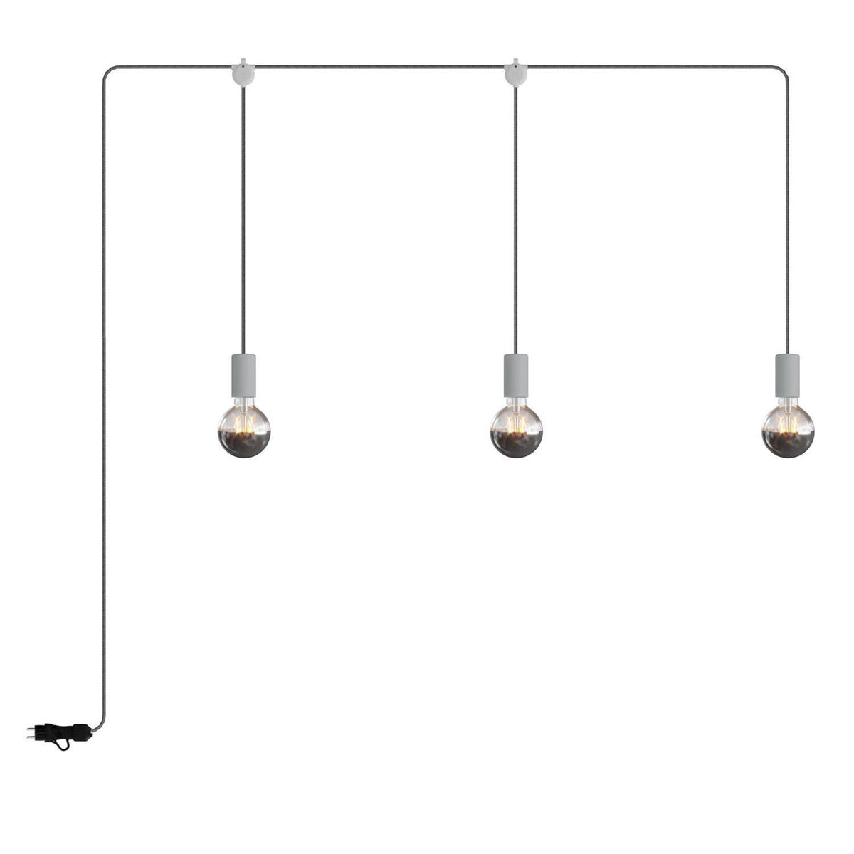 E-Snake EIVA přenosné venkovní osvětlení IP65, 3 světla, délka 270 cm, 7W LED