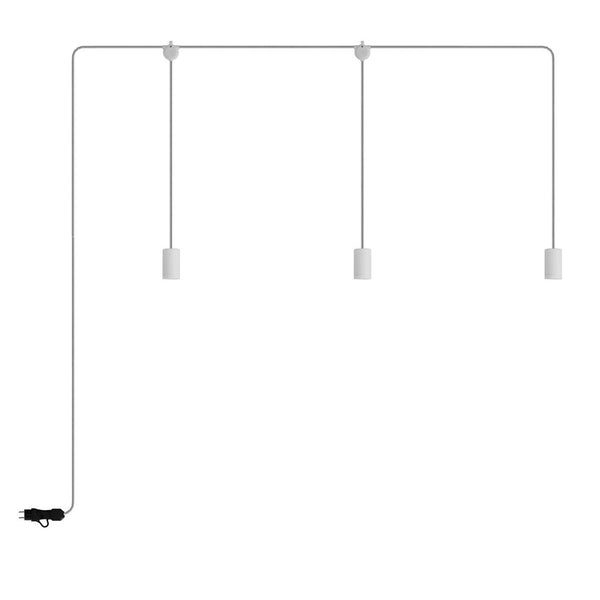 E-Snake EIVA přenosné venkovní osvětlení IP65, 3 světla, délka 270 cm, 7W LED