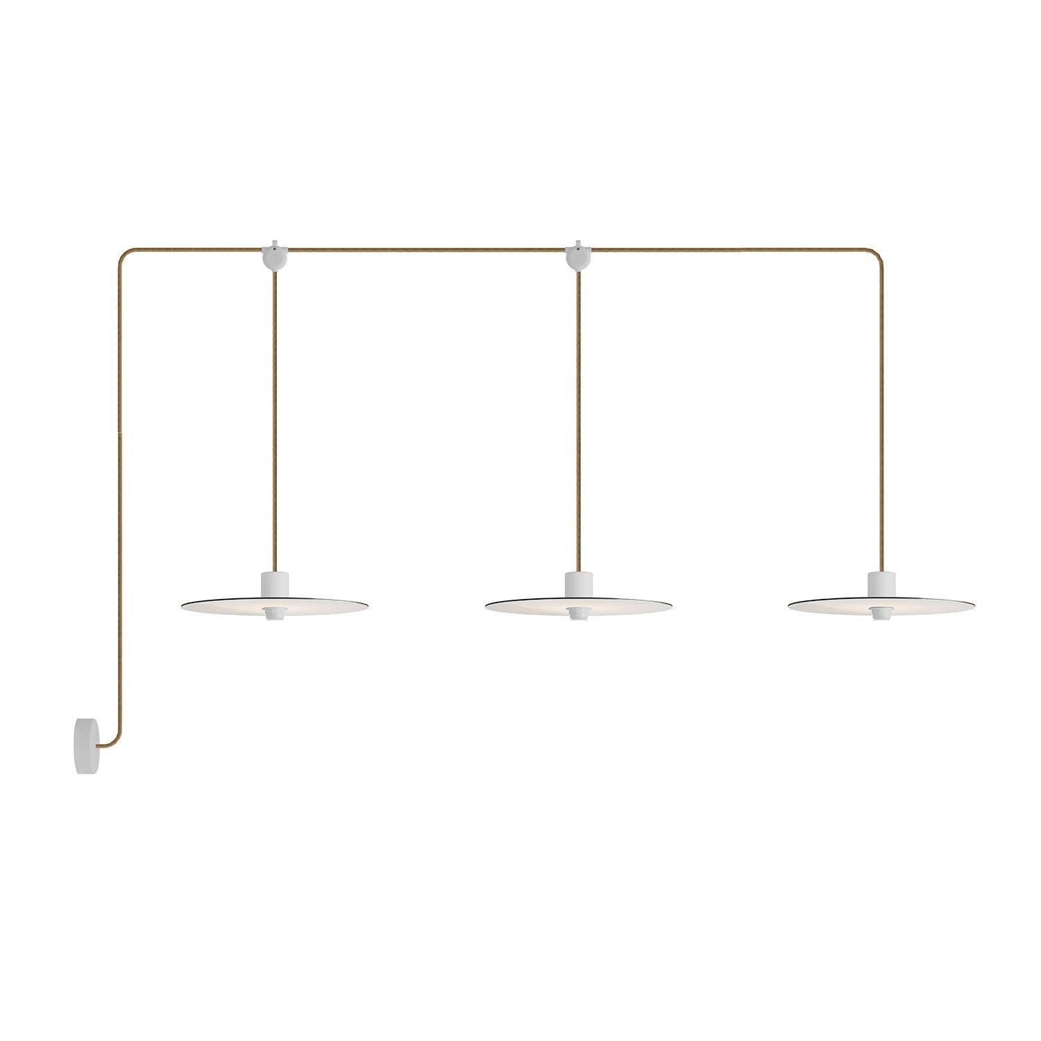 E-Snake EIVA venkovní osvětlení IP65, 3 světla, délka 260 cm, stmívatelné LED 4W
