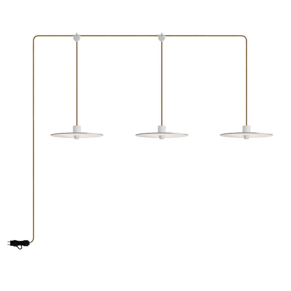 E-Snake EIVA přenosná venkovní lampa IP65, 3 světla, délka 270 cm, LED 4W