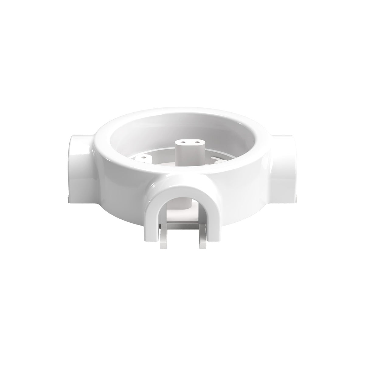 Porcelánová základna pro elektrickou zásuvku a spínač, kompatibilní s Creative-Tubes, průměr 20 mm